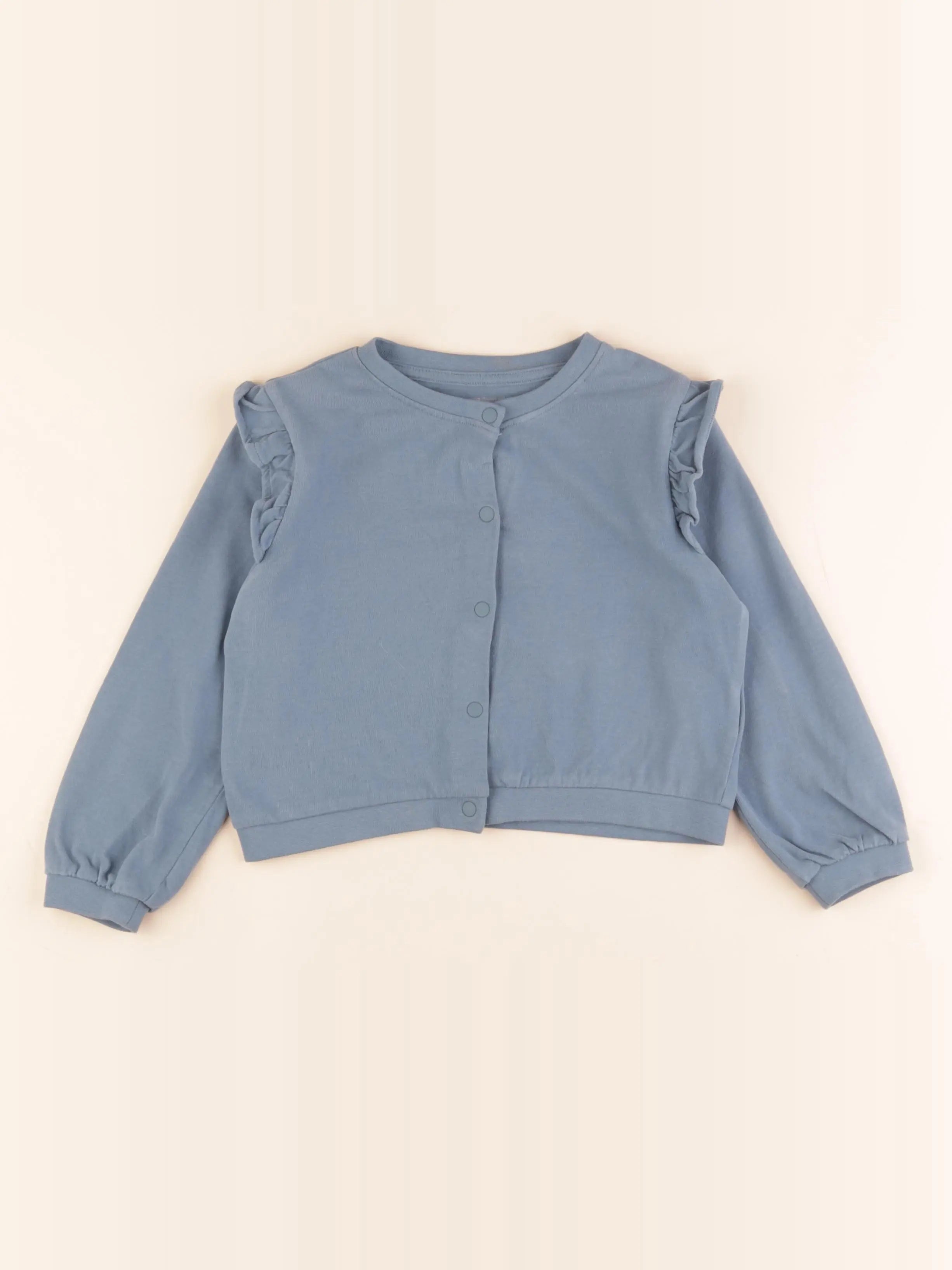 Vertbaudet - gilet bleu - 5 ans