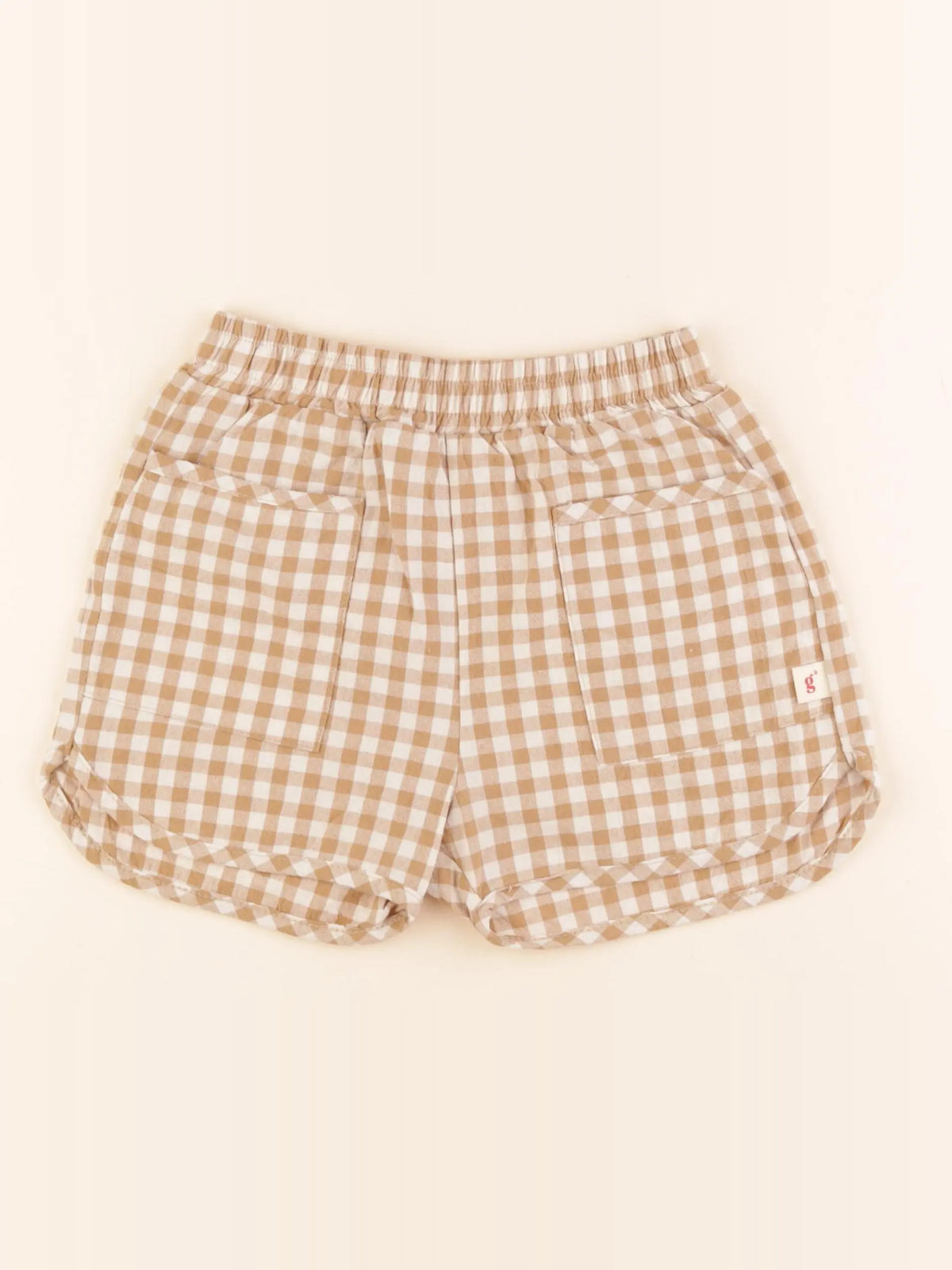 Gamin gamine - short beige - 6/7 ans