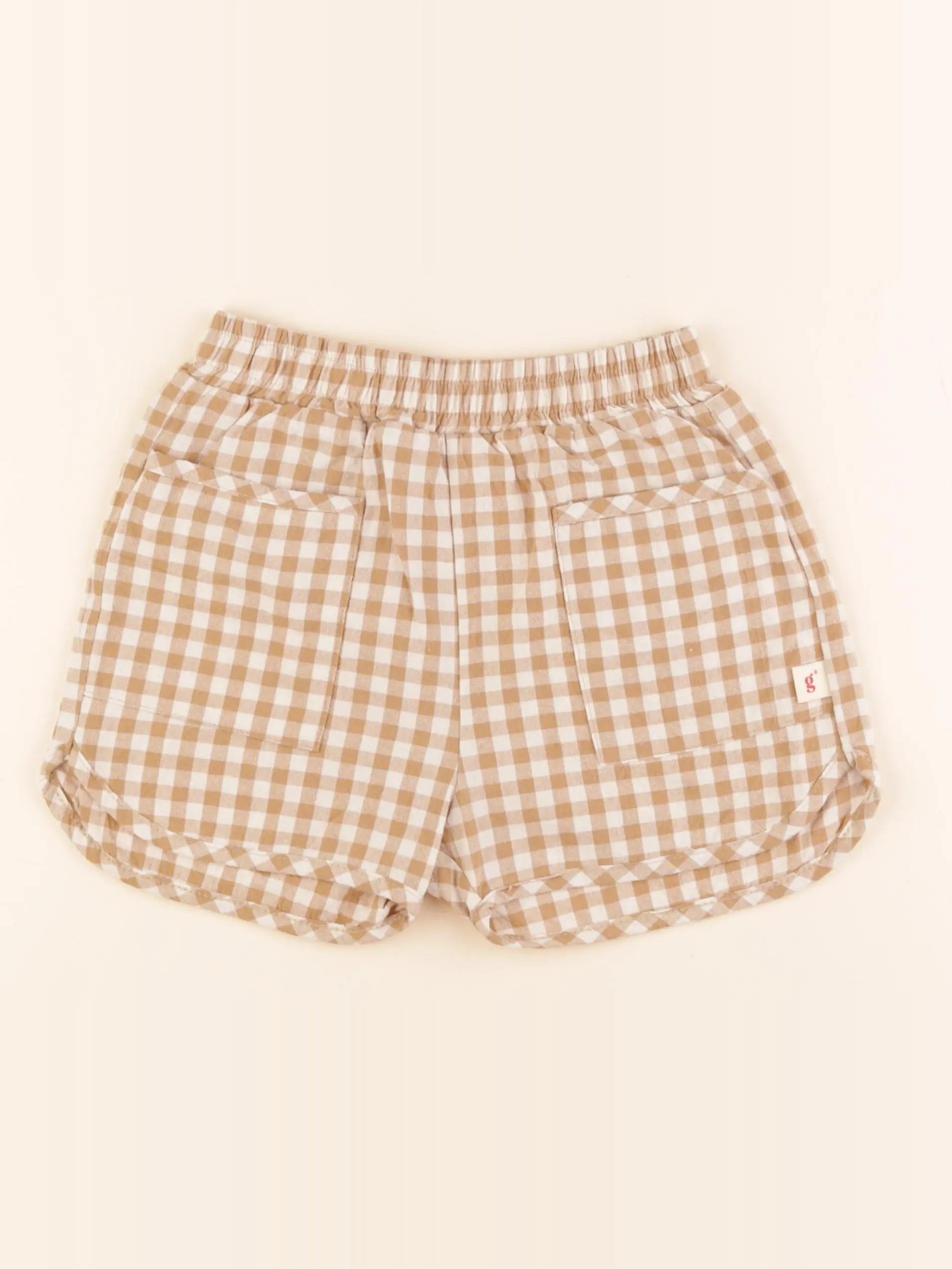 Gamin gamine - short beige - 6/7 ans