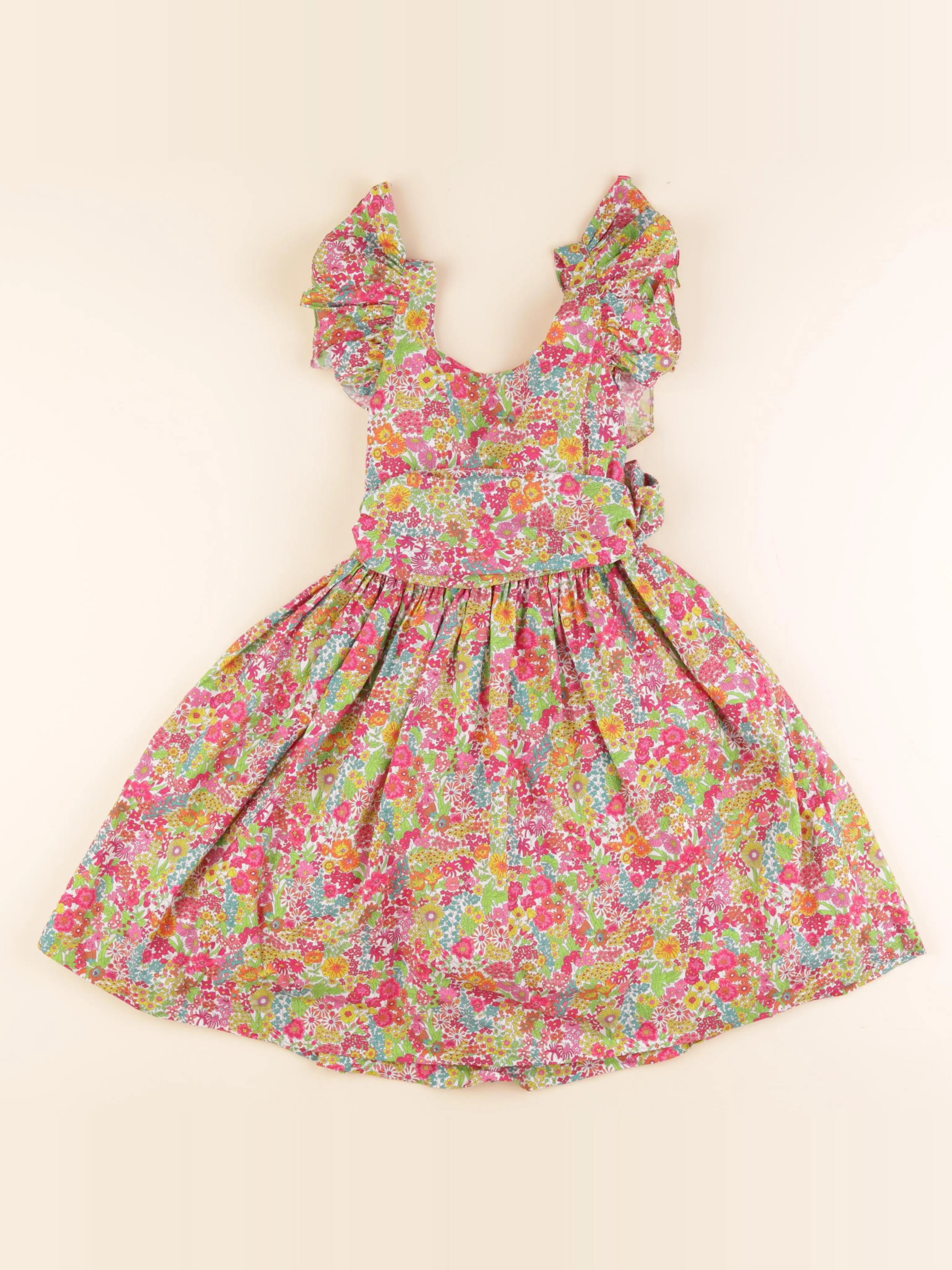 Jacadi - robe liberty multicolore - 8 ans