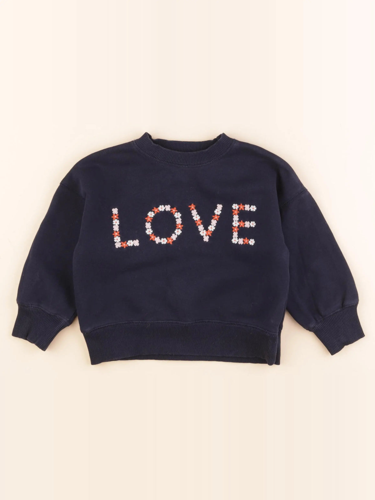 Monoprix - sweat bleu - 3 ans