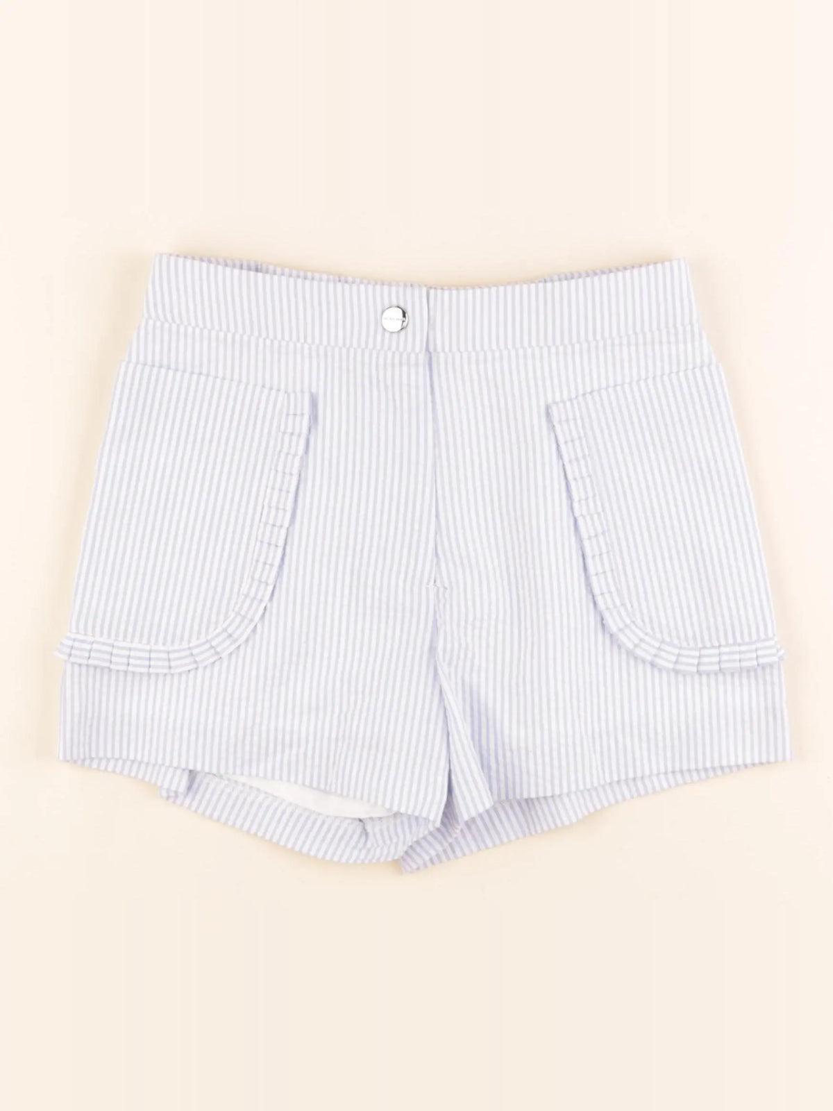Jacadi - short blanc, bleu - 10 ans