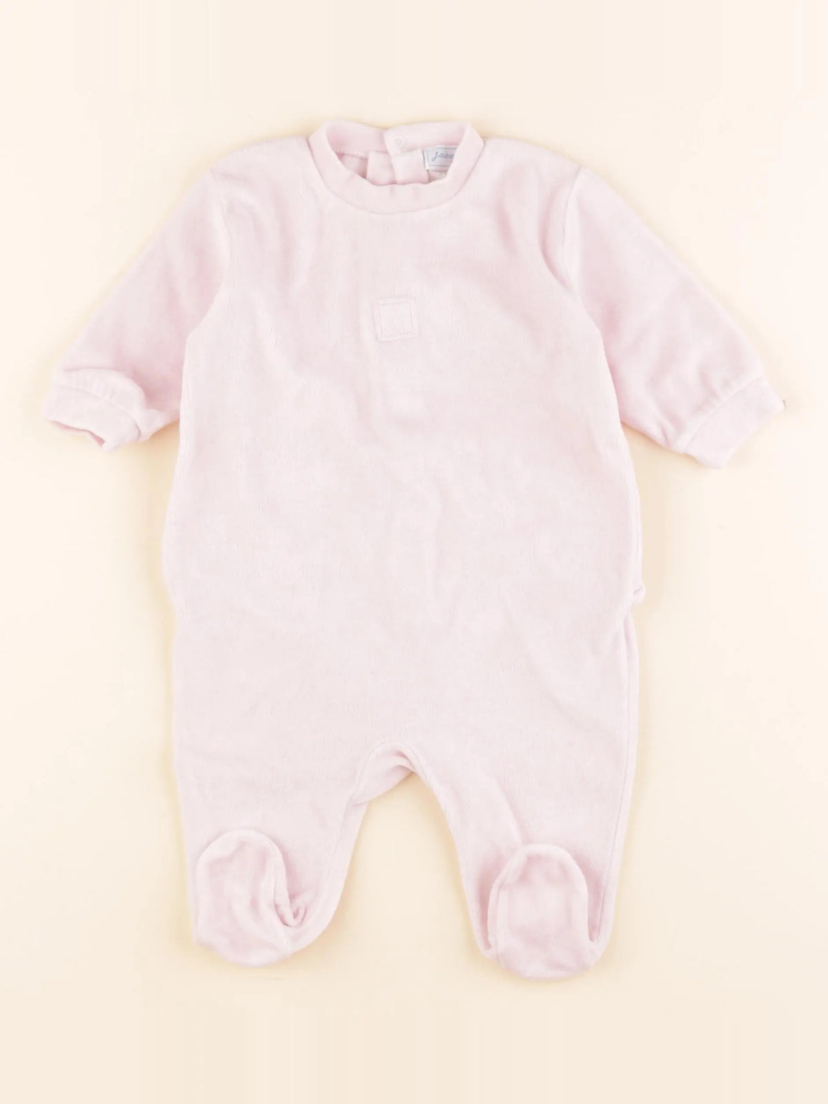 Jacadi - pyjama velours rose - 3 mois