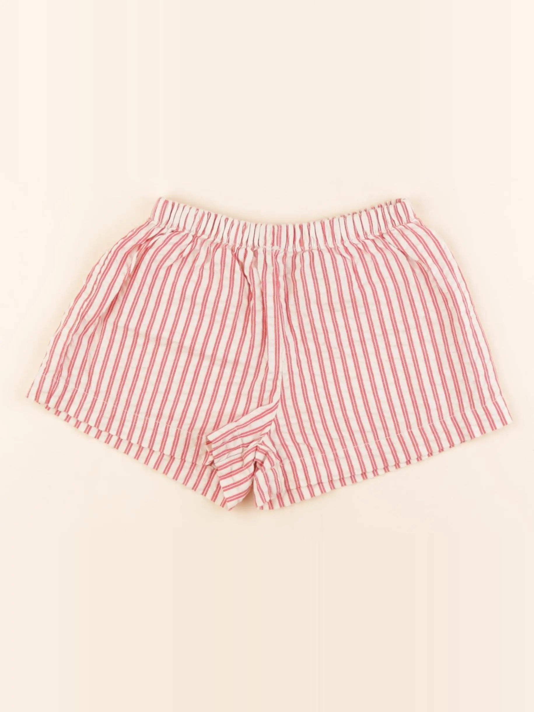 H&M - short rouge - 2/3 ans