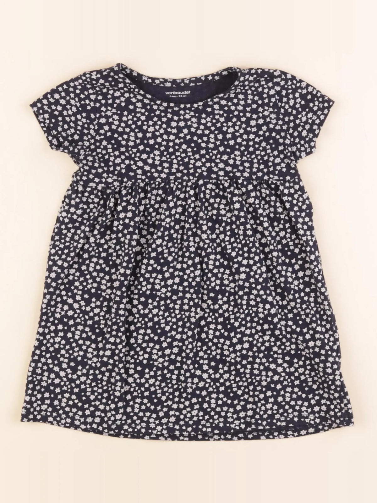 Vertbaudet - robe bleu - 3 ans