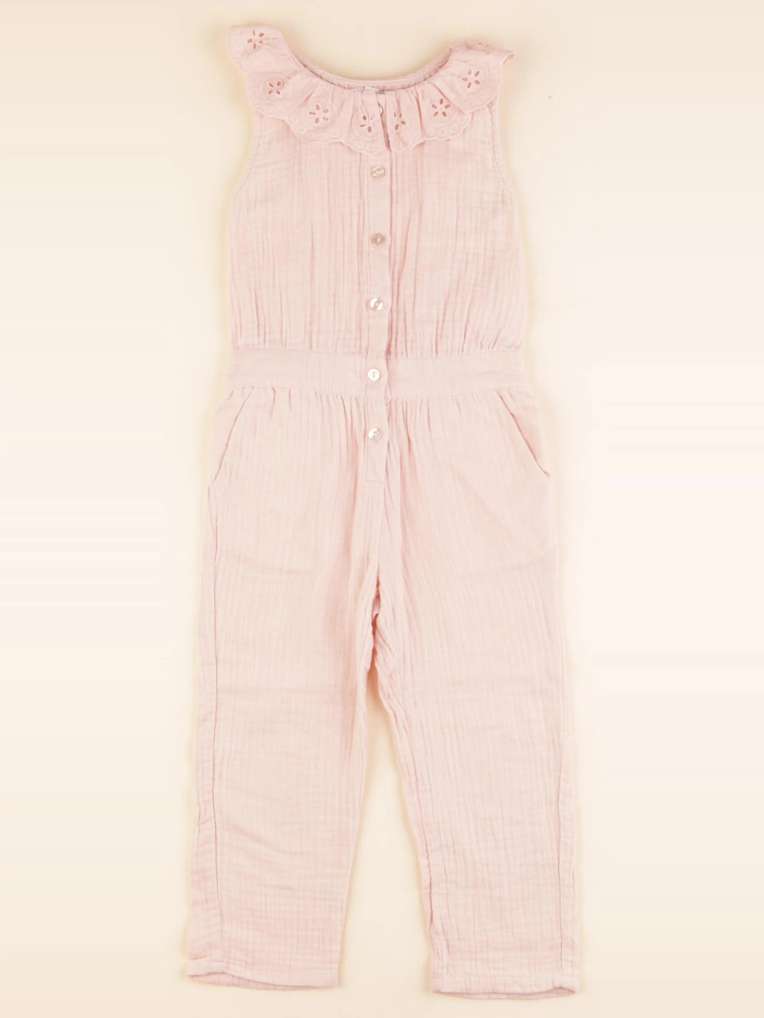 Vertbaudet - combinaison rose - 3 ans
