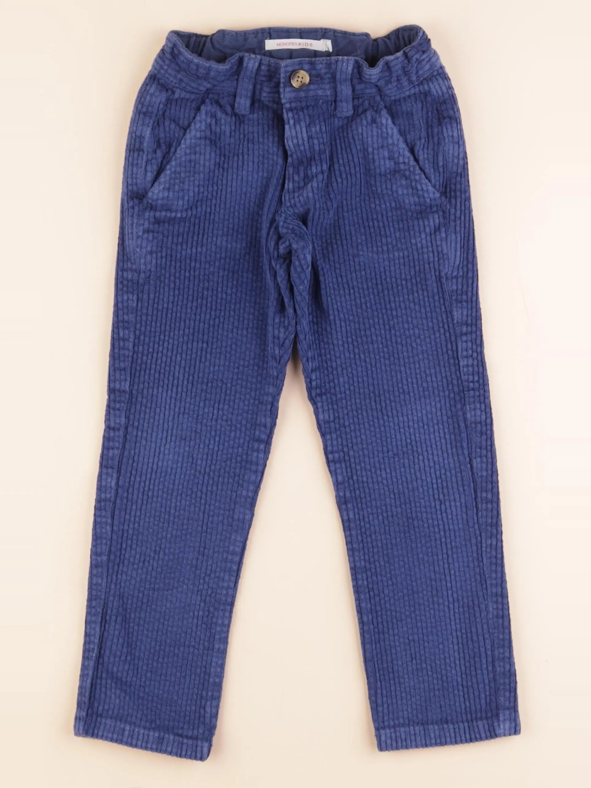 Monoprix - pantalon bleu - 5 ans
