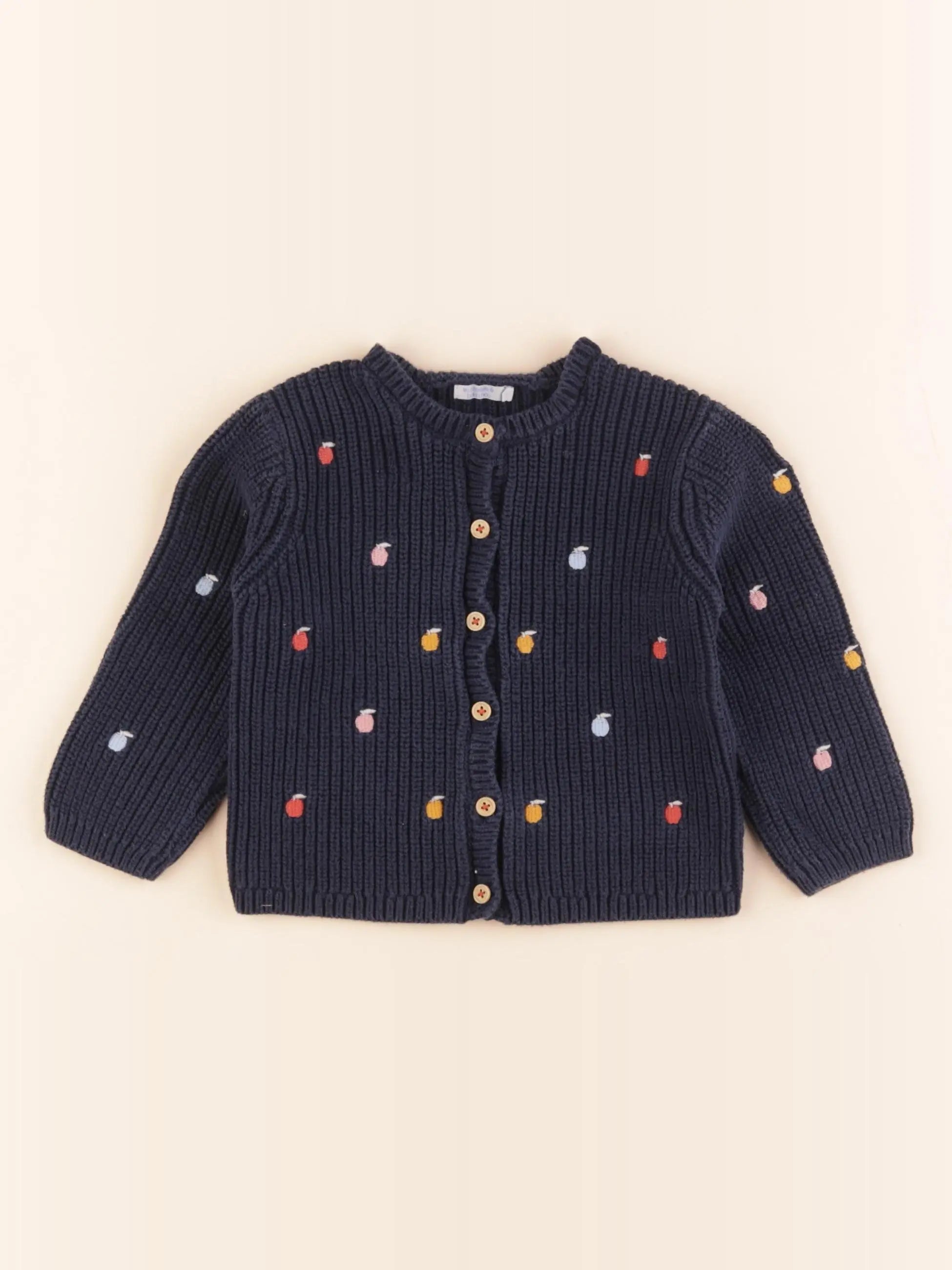 Boutchou - gilet bleu - 24 mois