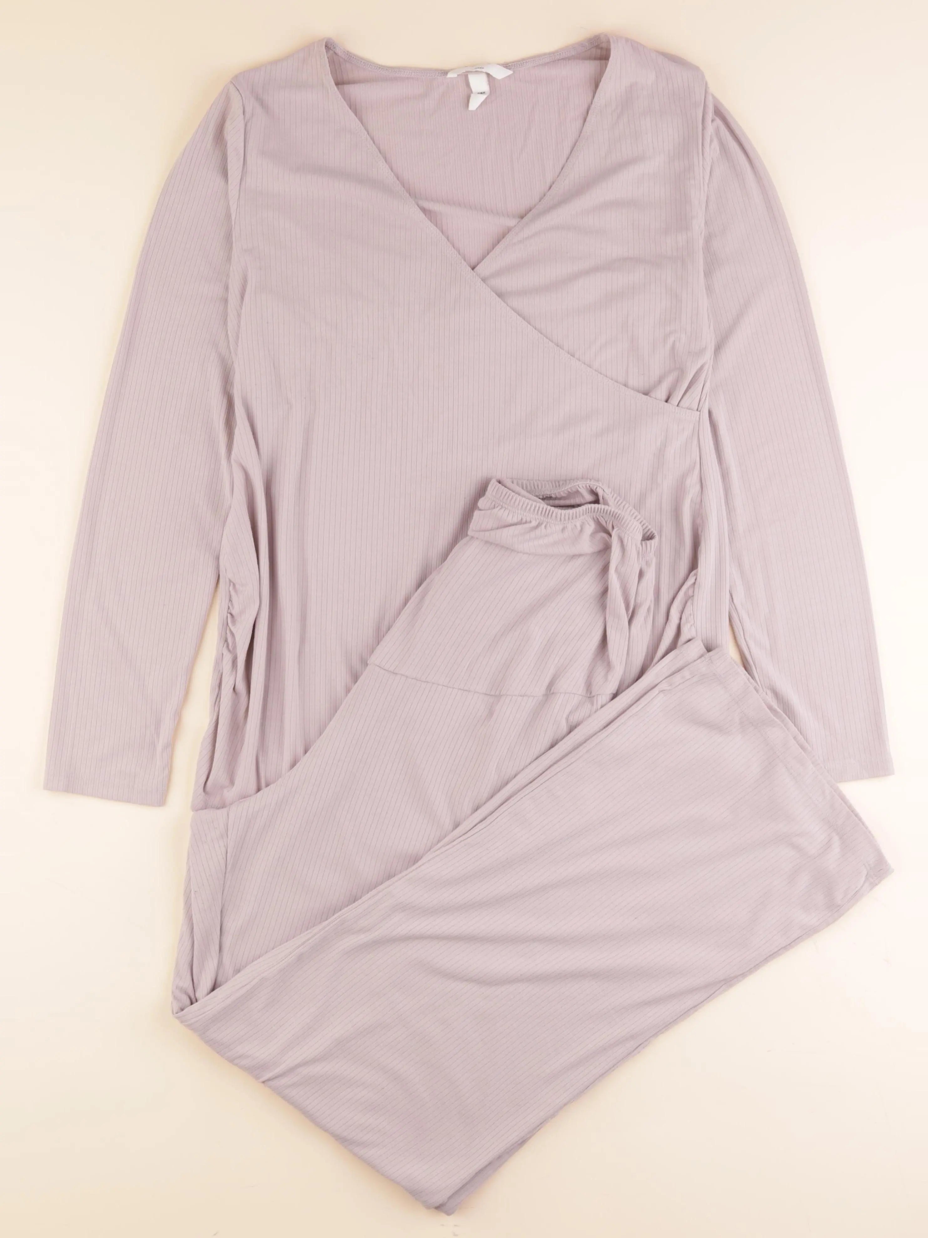 H&M - pyjama grossesse coton beige - m