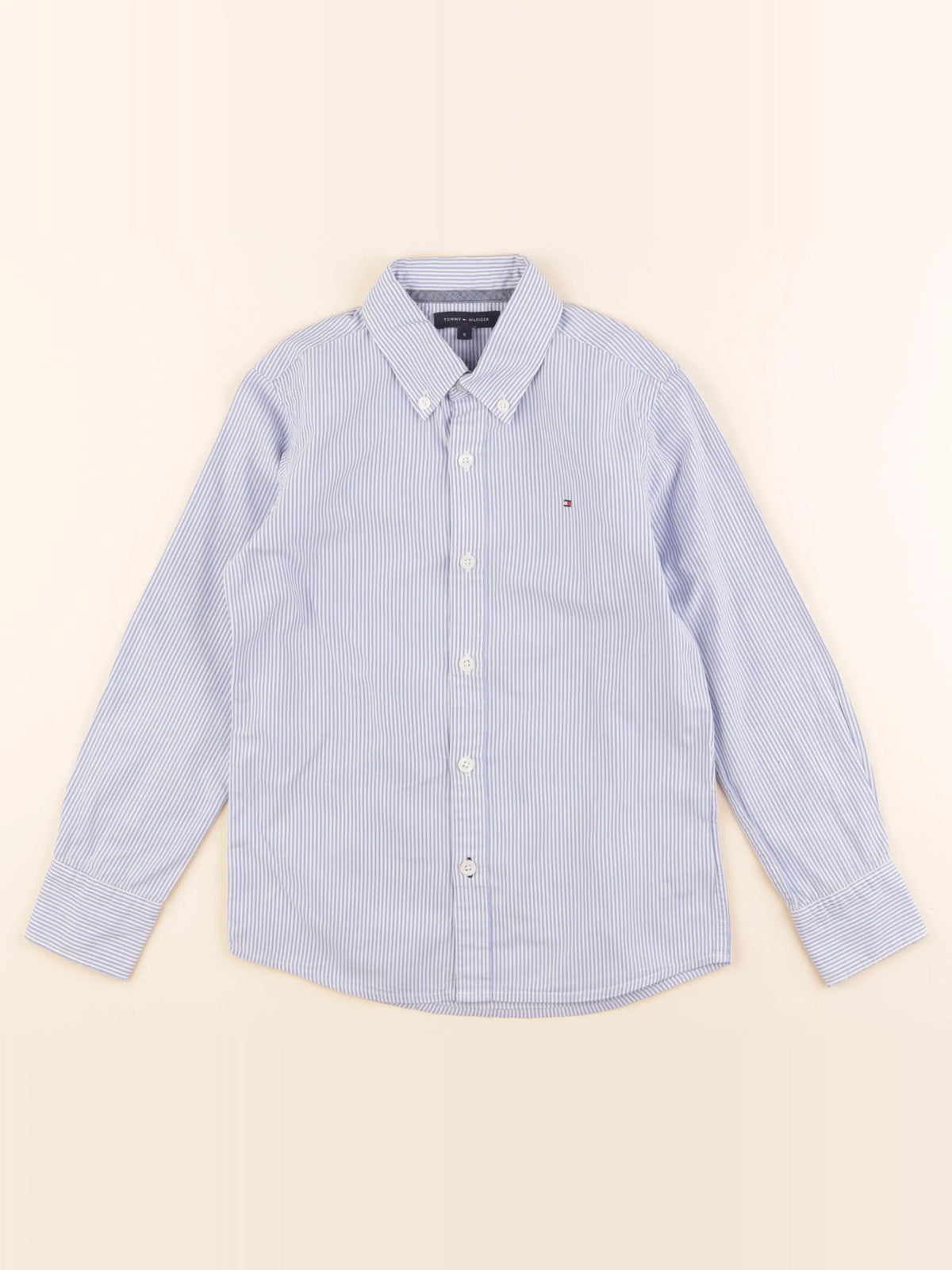 Tommy Hilfiger - chemise bleu - 8 ans