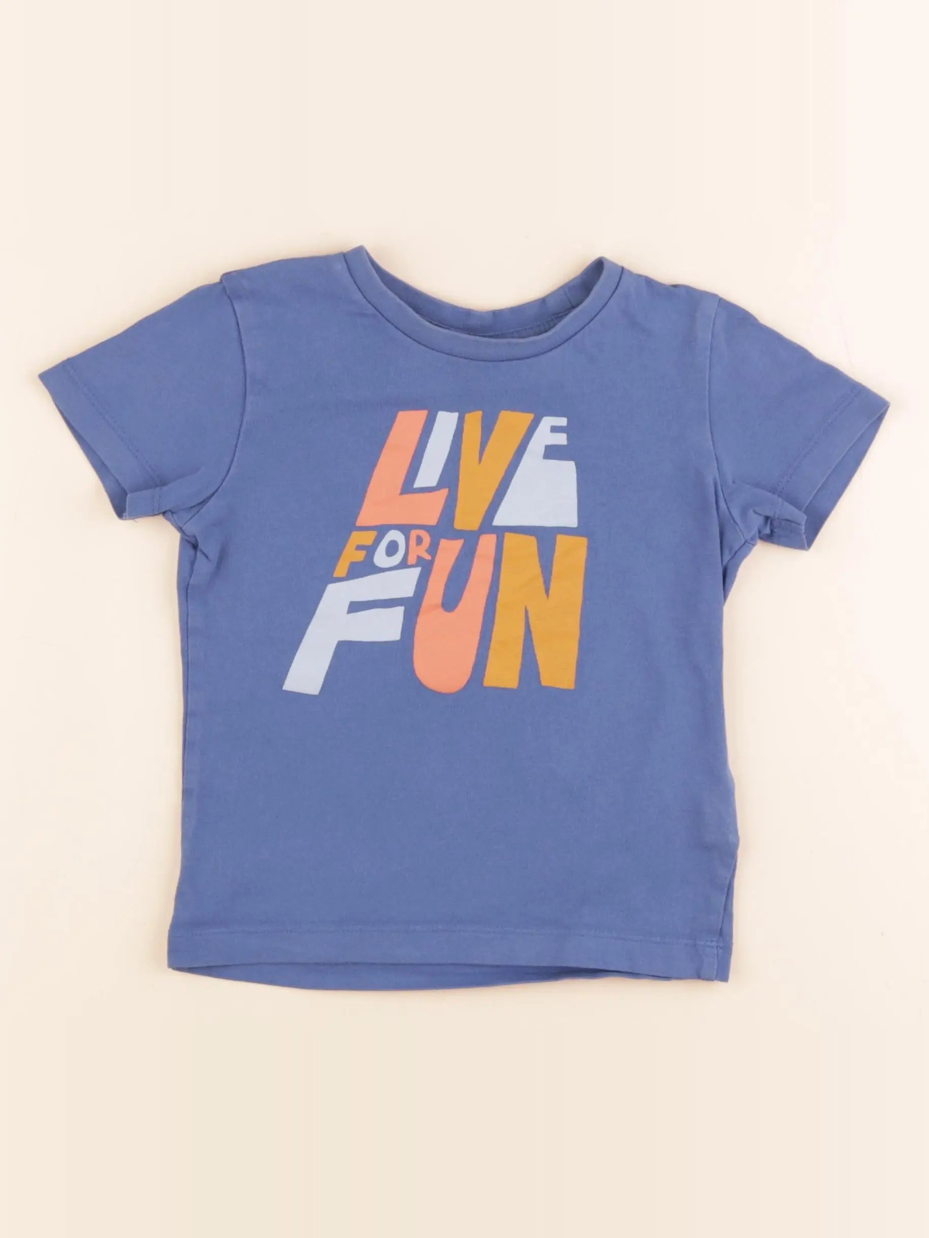 Tape à l'oeil - tee-shirt bleu - 3 ans