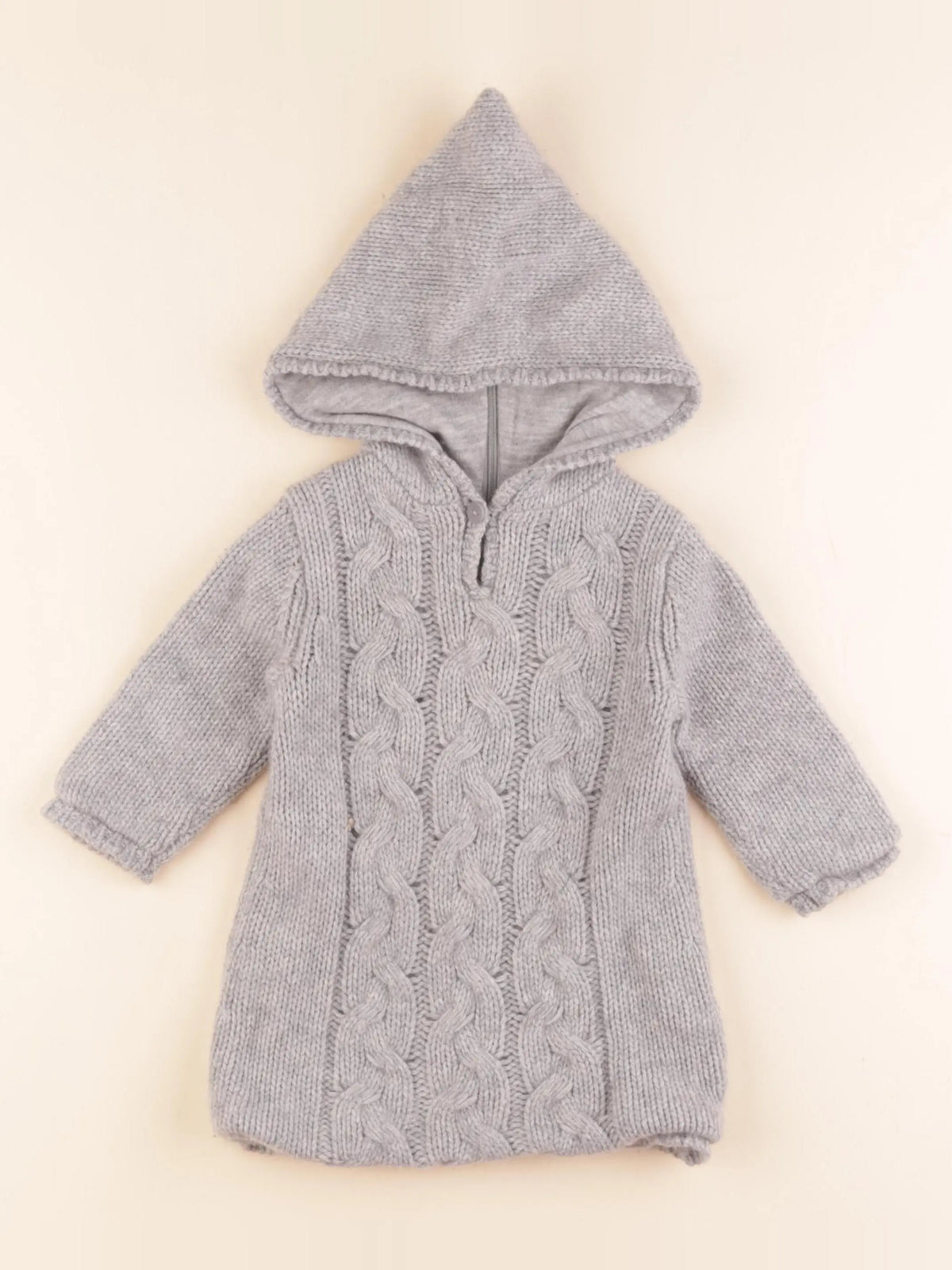 Bonpoint - burnou gris - 6 mois