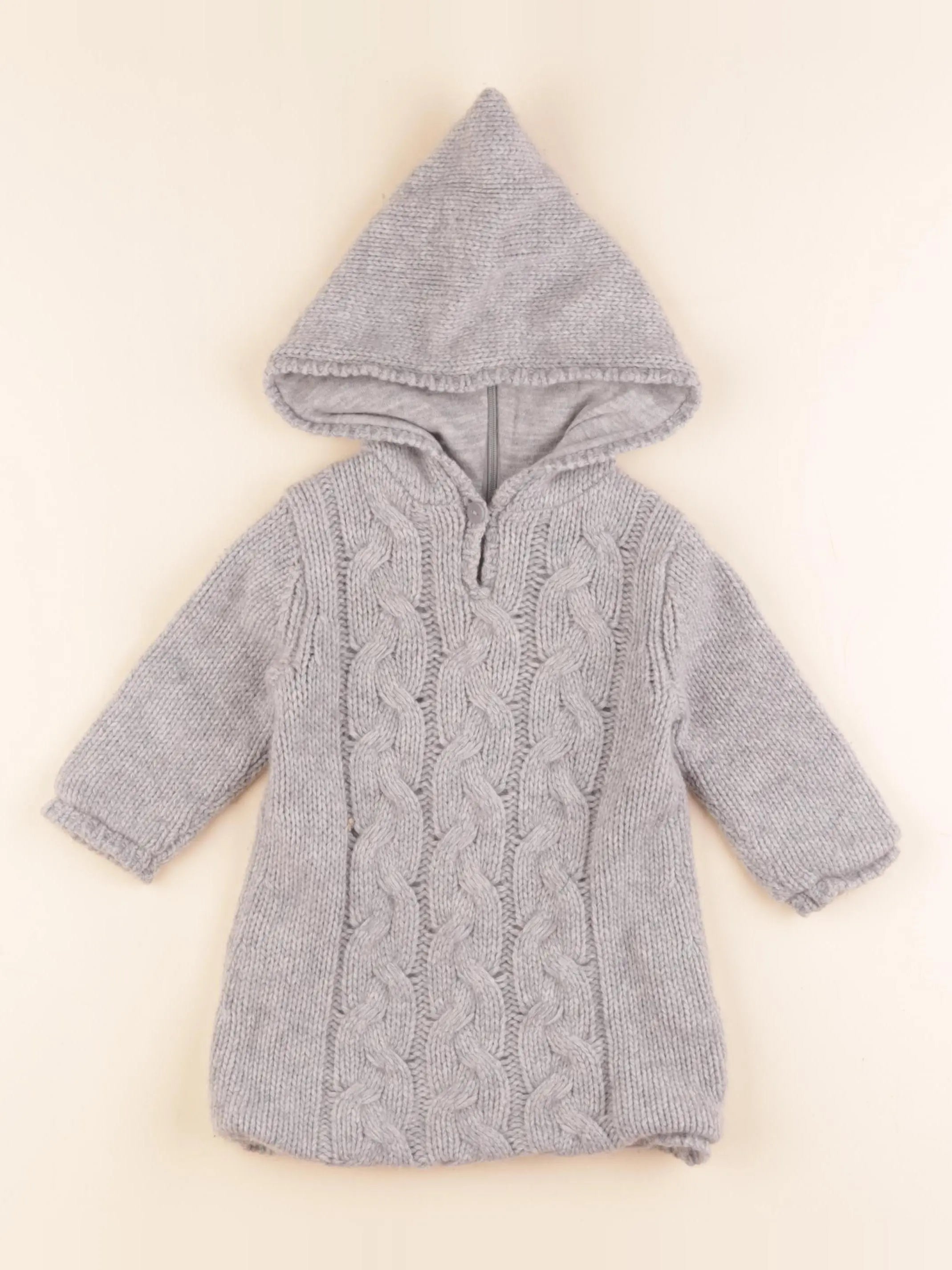 Bonpoint - burnou gris - 6 mois