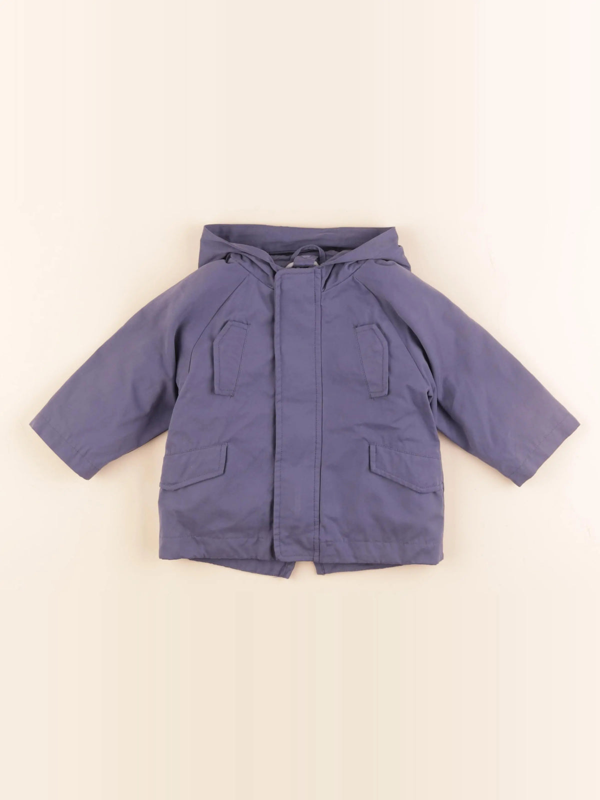 Vertbaudet - parka bleu - 12 mois