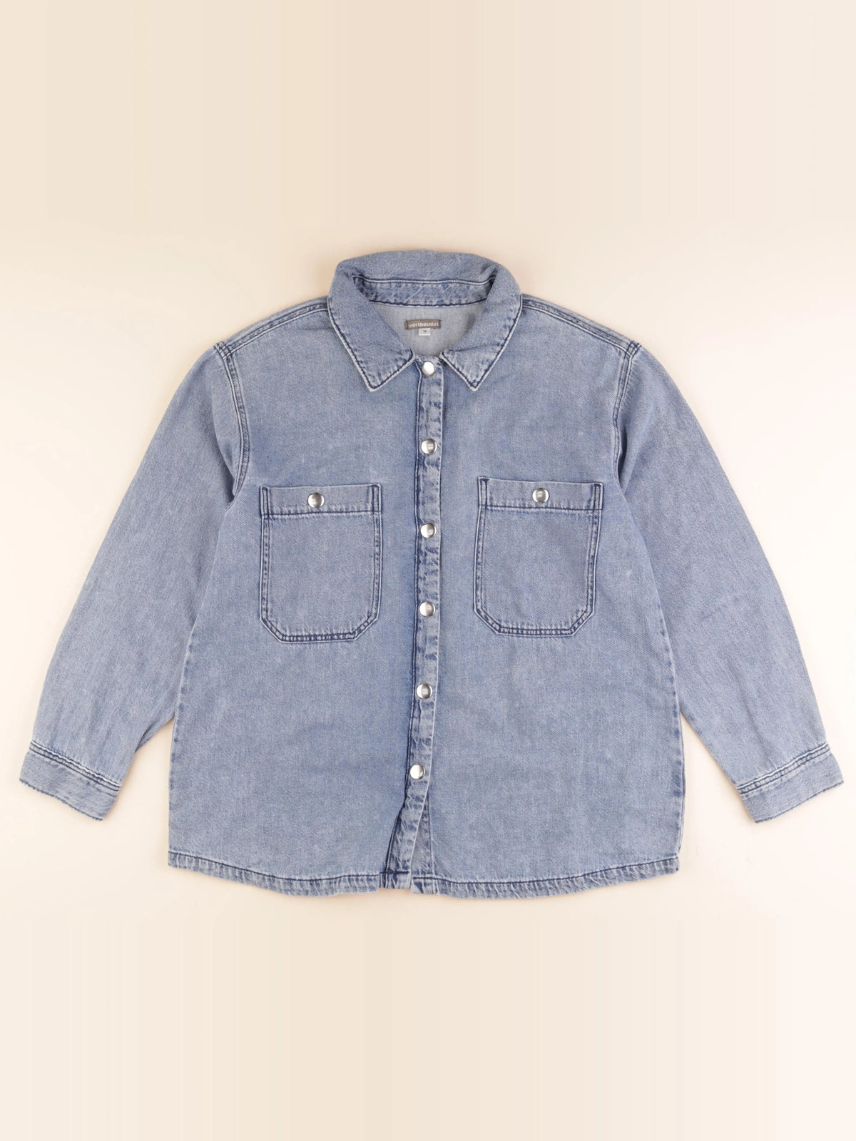 Vertbaudet - chemise grossesse bleu - 38
