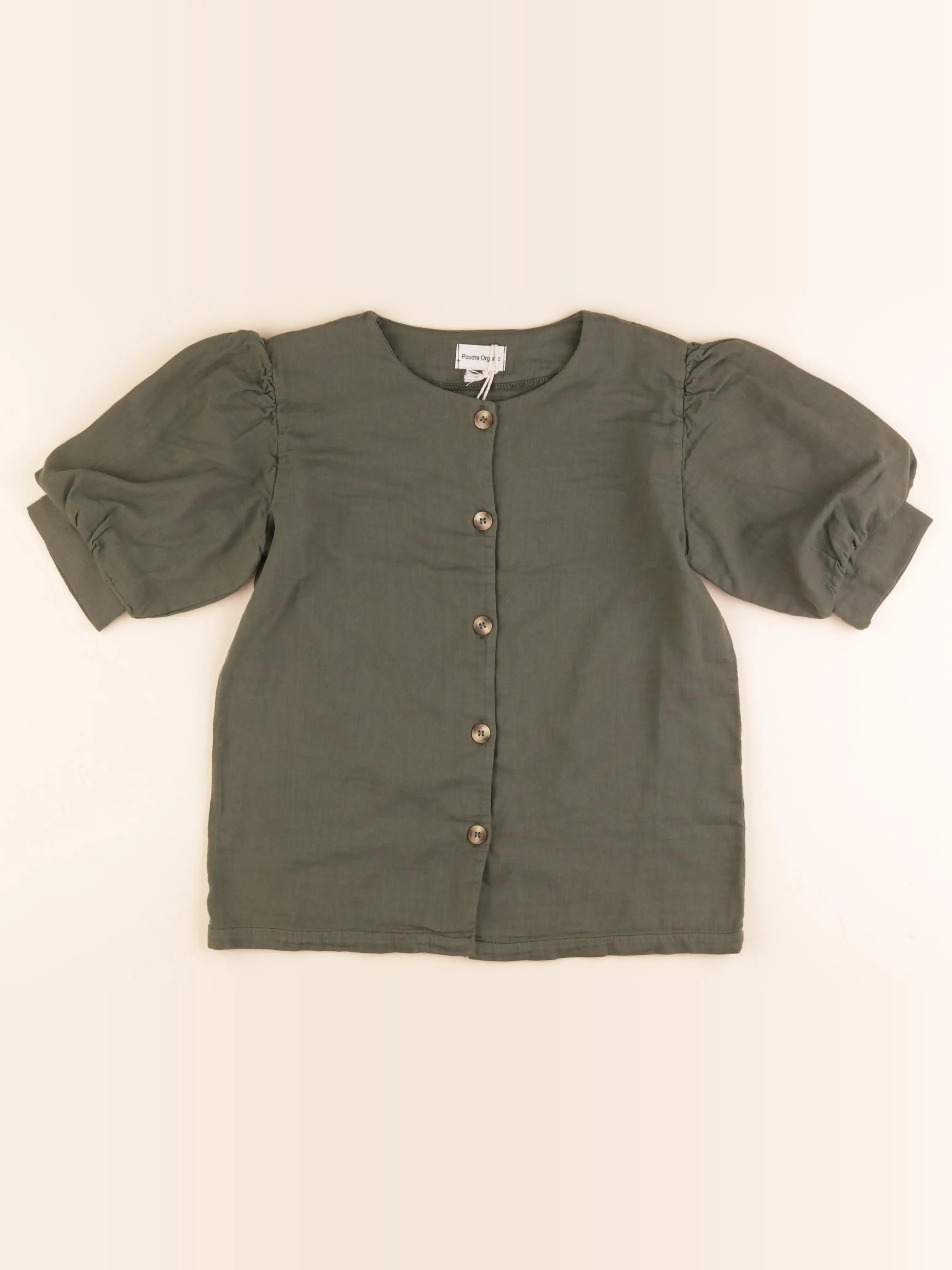 Poudre Organic - blouse vert - 12 ans