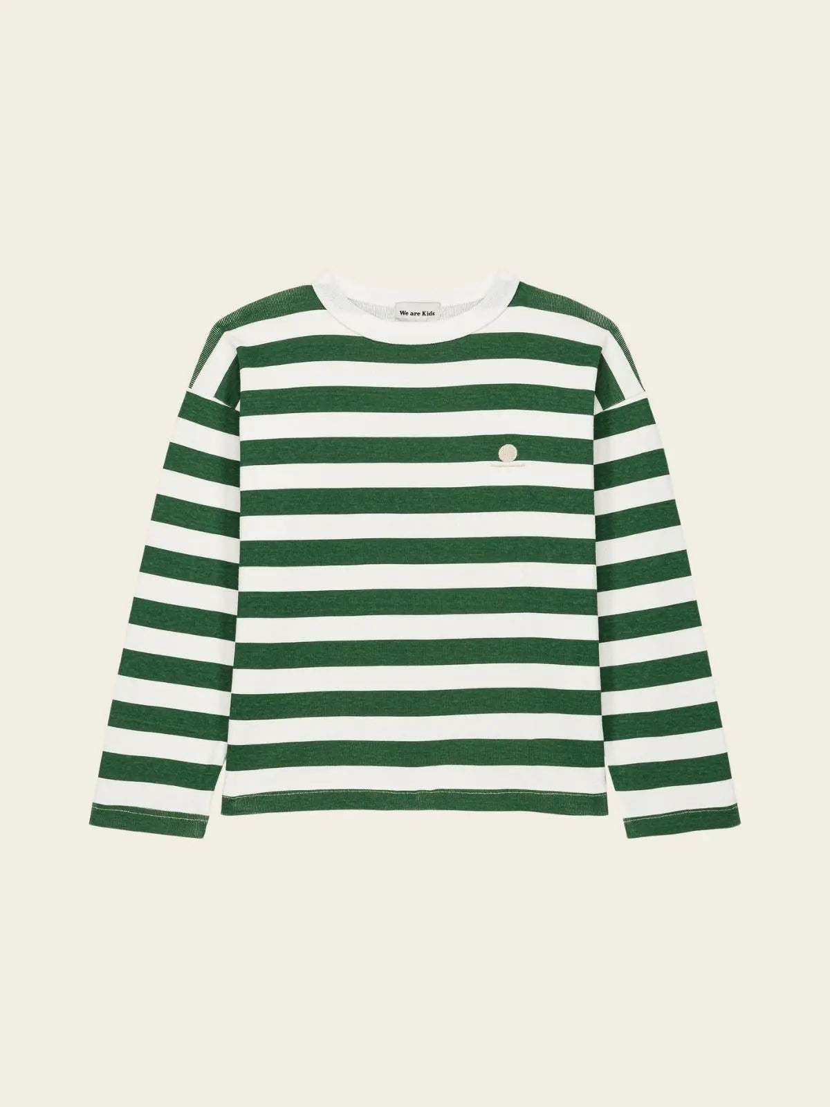 Tee-shirt rayé vert