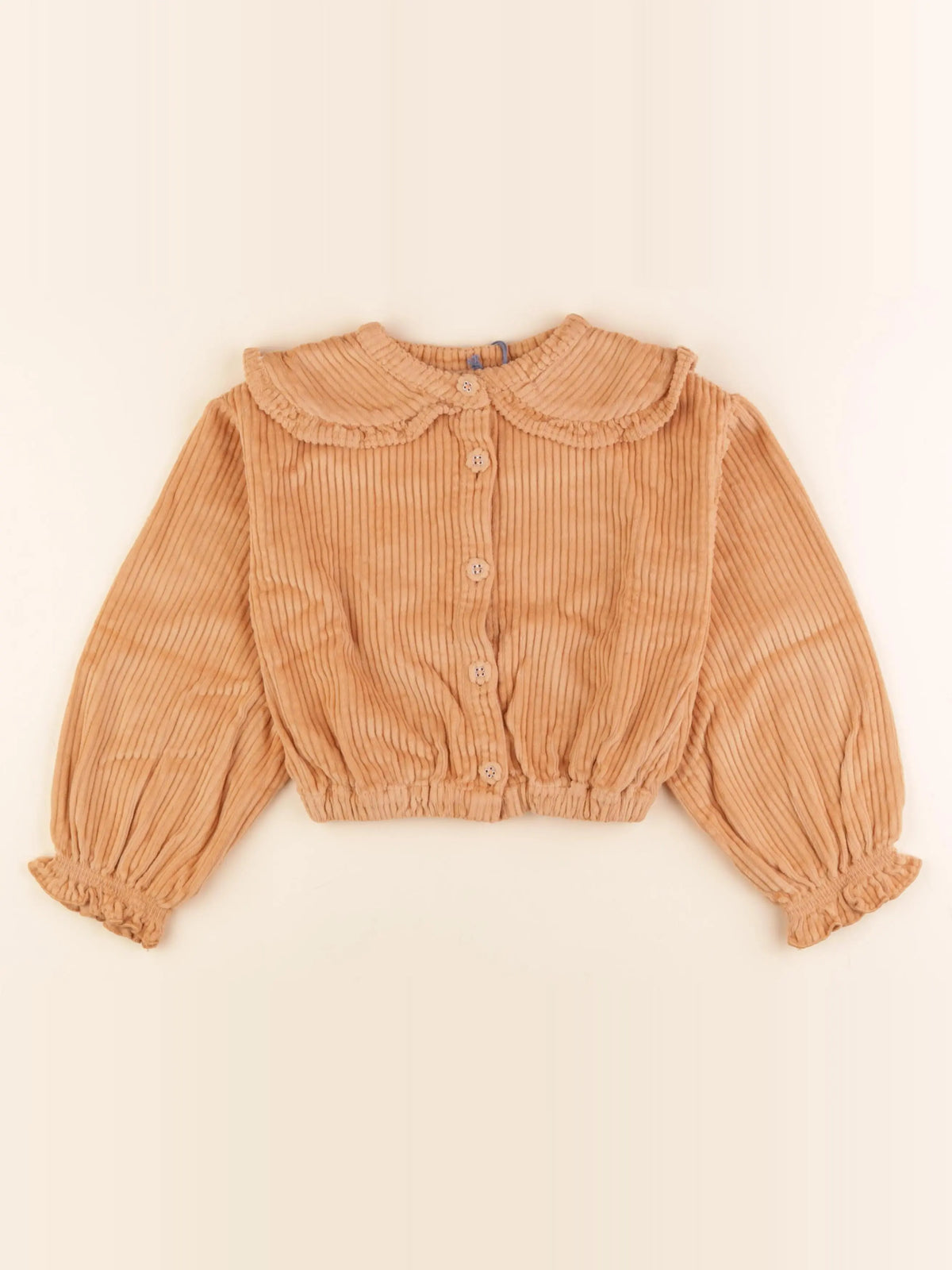 Blouse velour orange