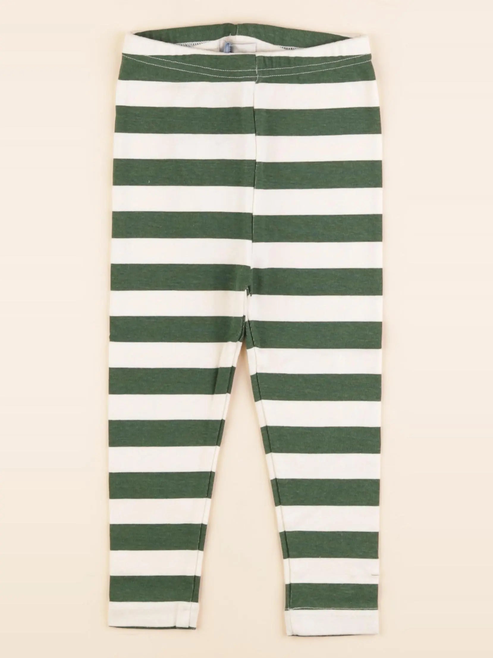 Legging rayé vert