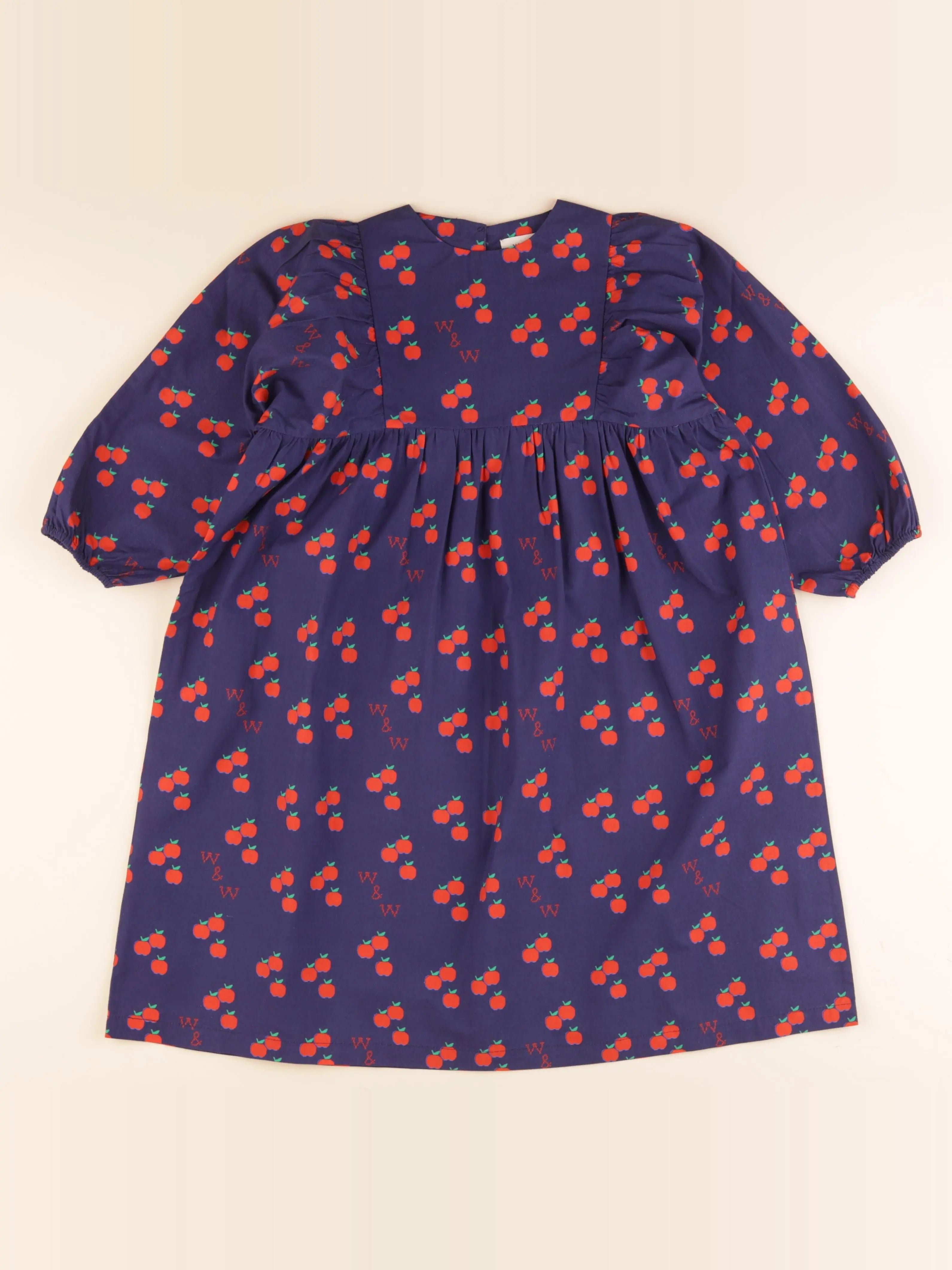 Robe bleu, rouge