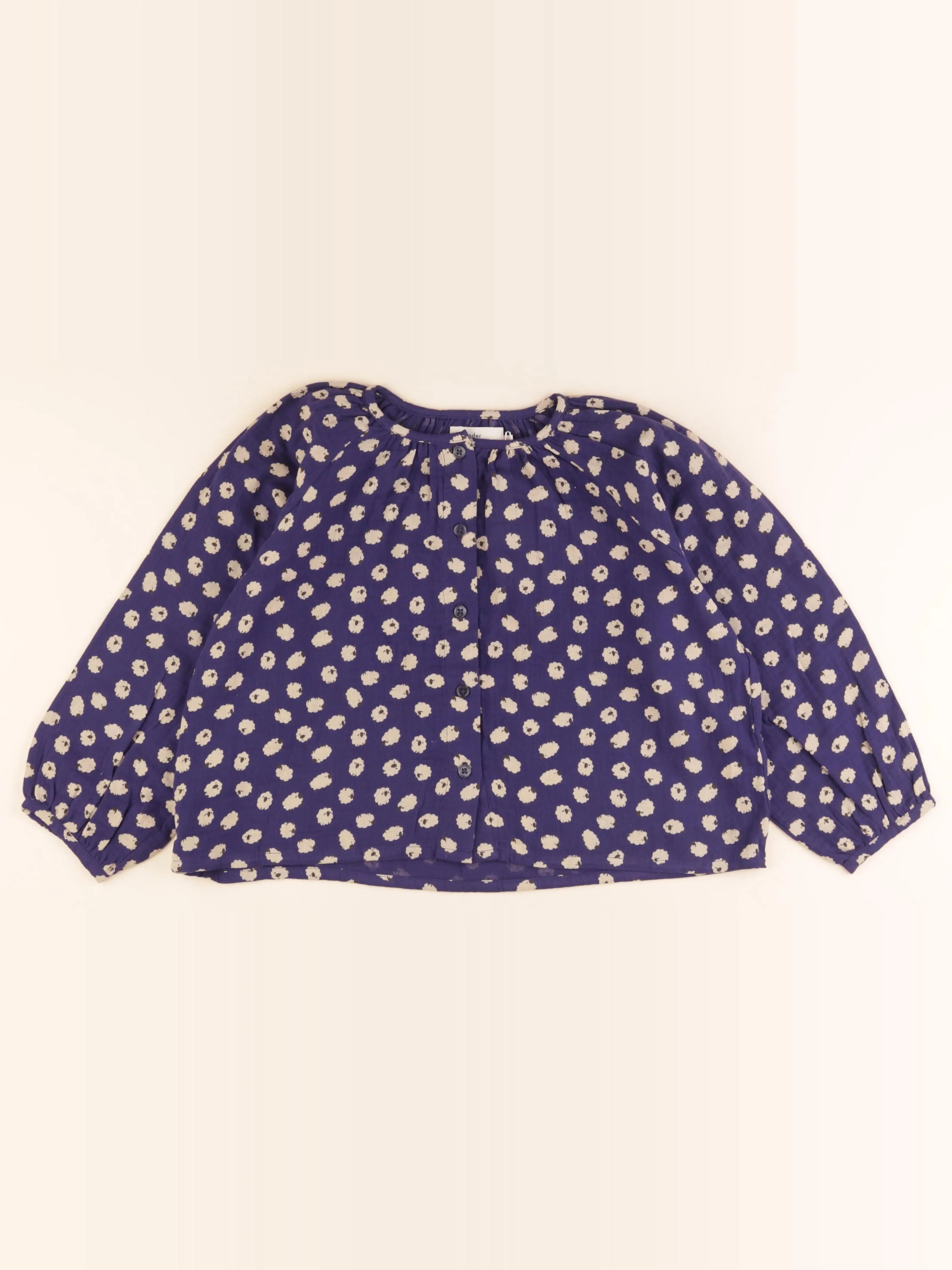 Blouse bleu