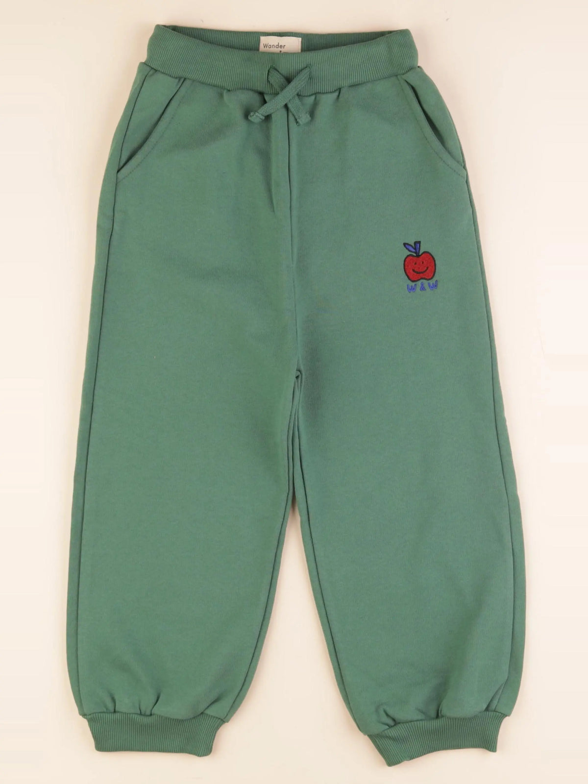 Jogging marron, vert