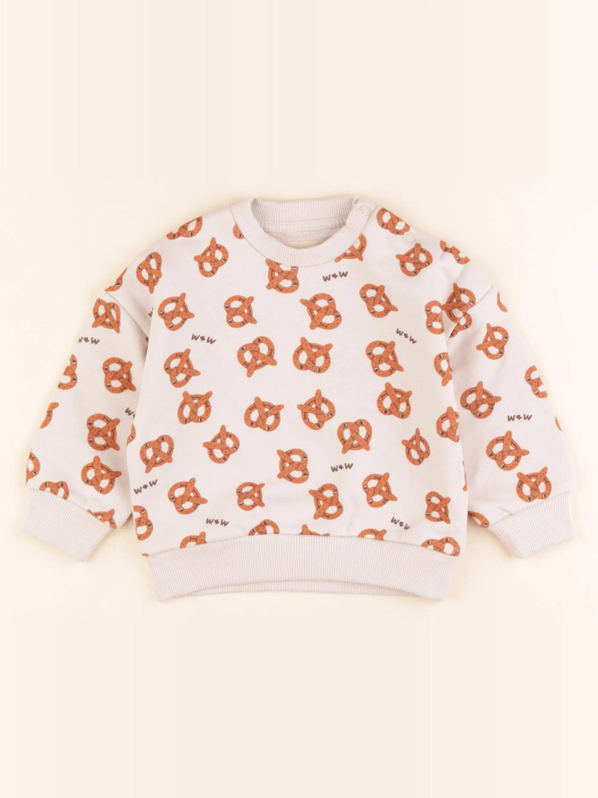 Sweat beige, marron