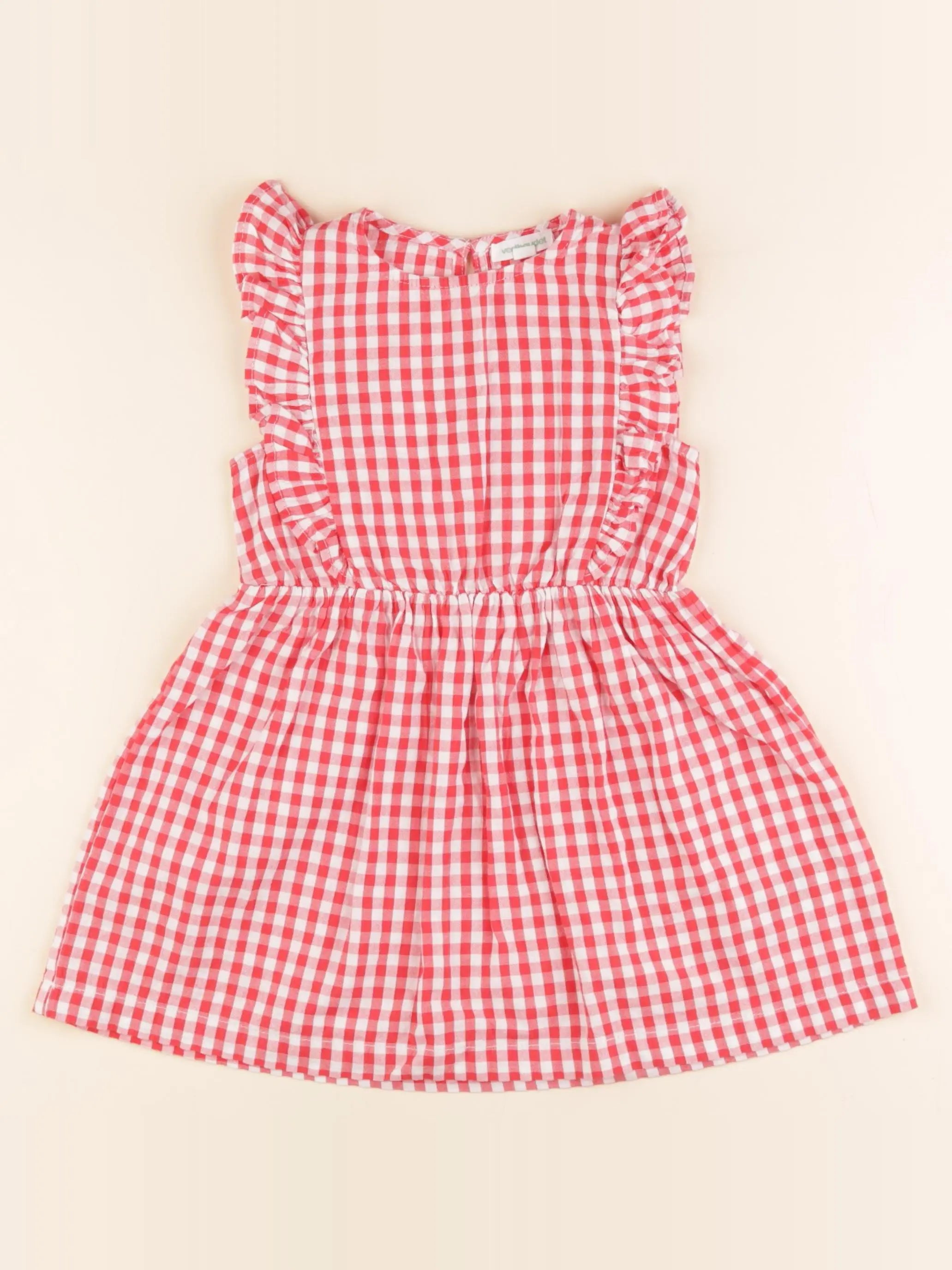 Vertbaudet - robe rouge - 3 ans