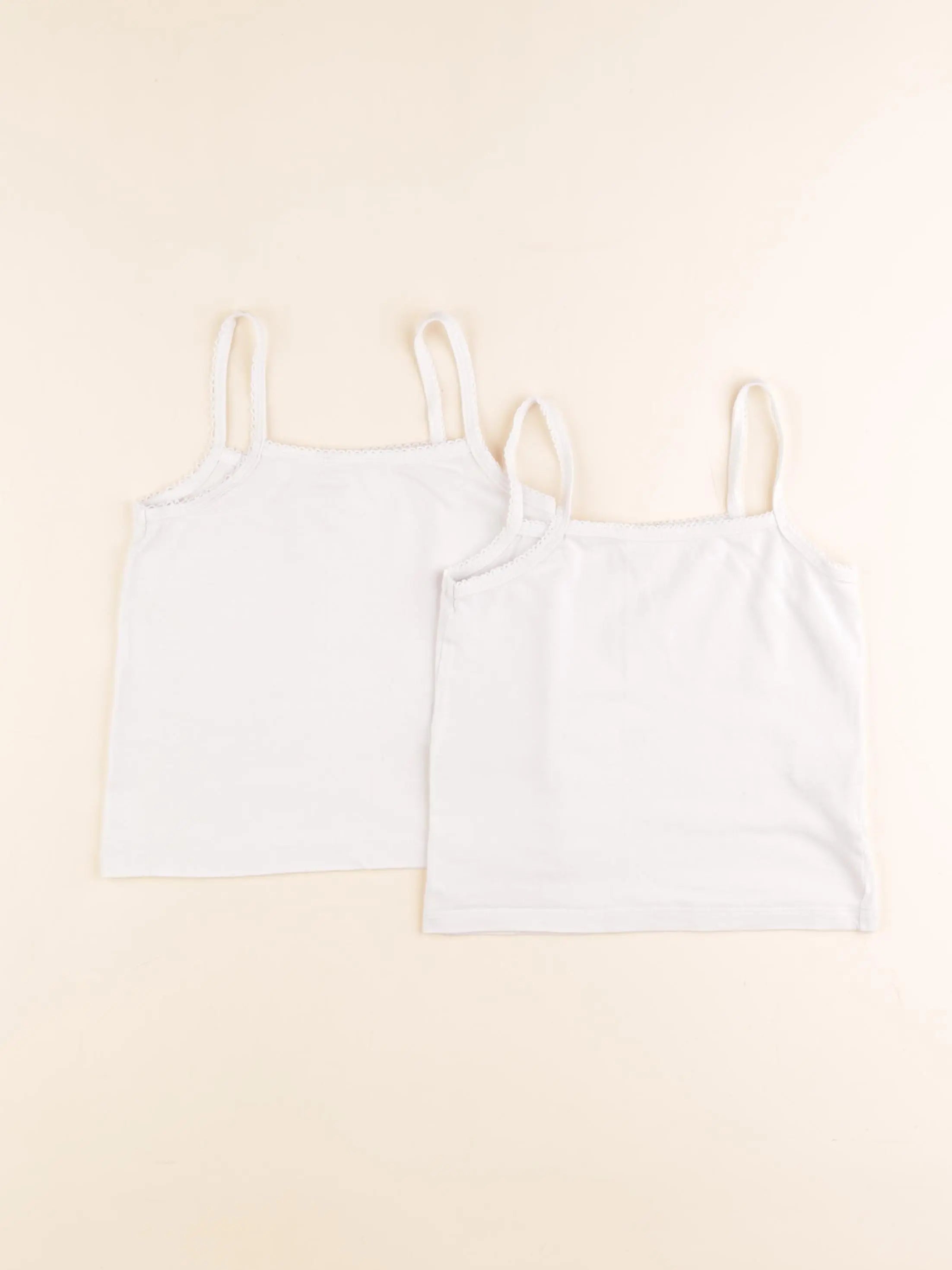 Vertbaudet - lot de 2 maillots de corps blanc - 3 ans