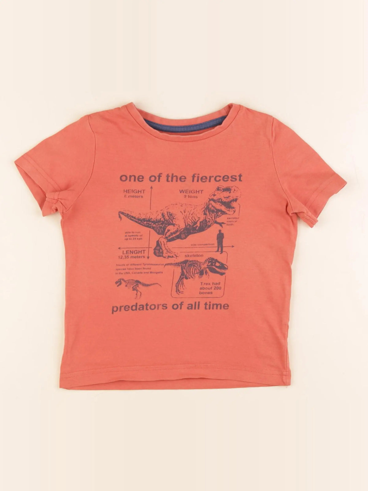 Vertbaudet - tee-shirt rouge - 3 ans