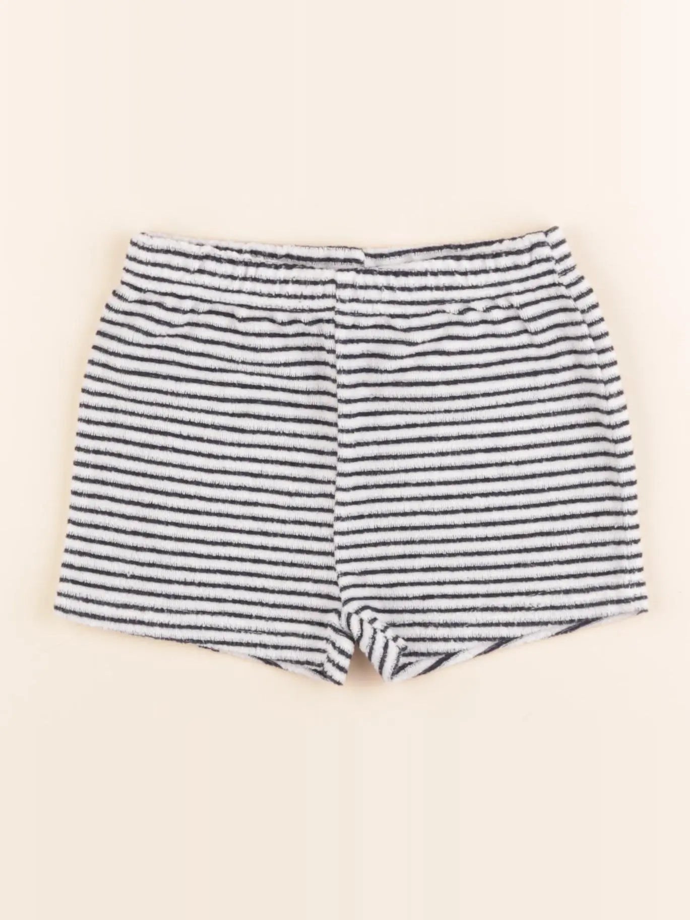Vertbaudet - short bleu, blanc - 3 ans