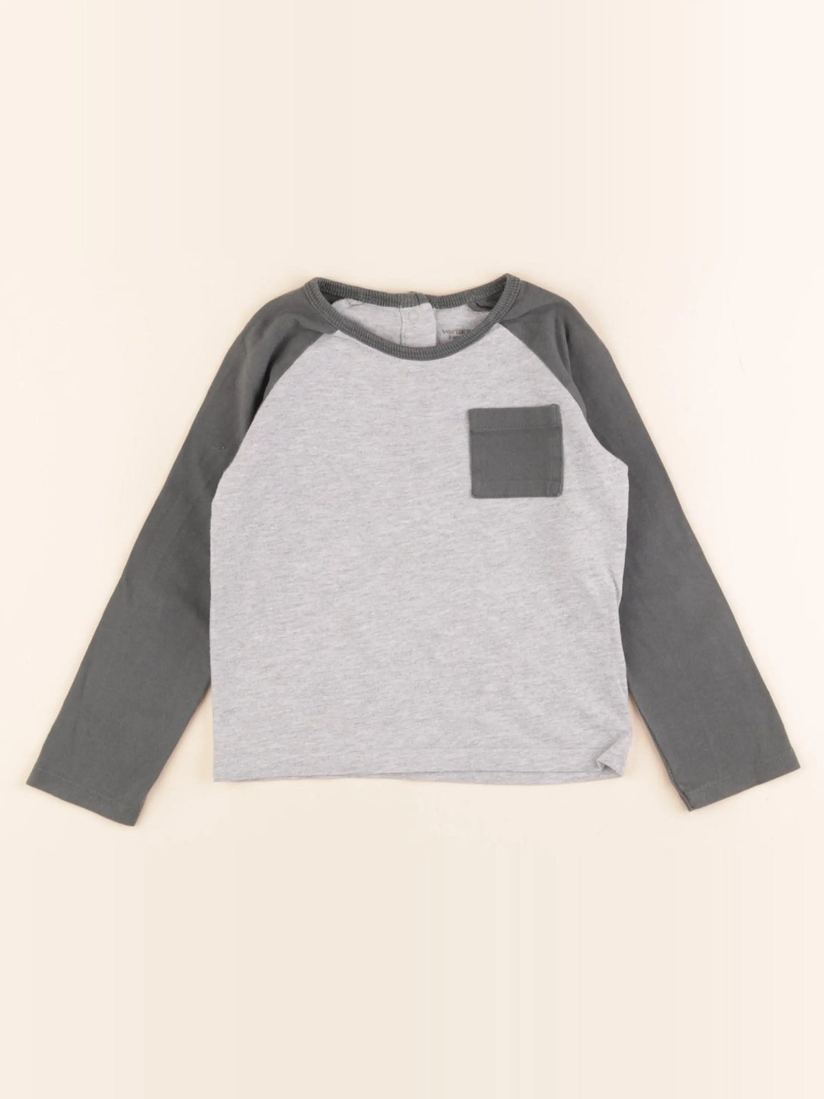 Vertbaudet - tee-shirt gris - 3 ans