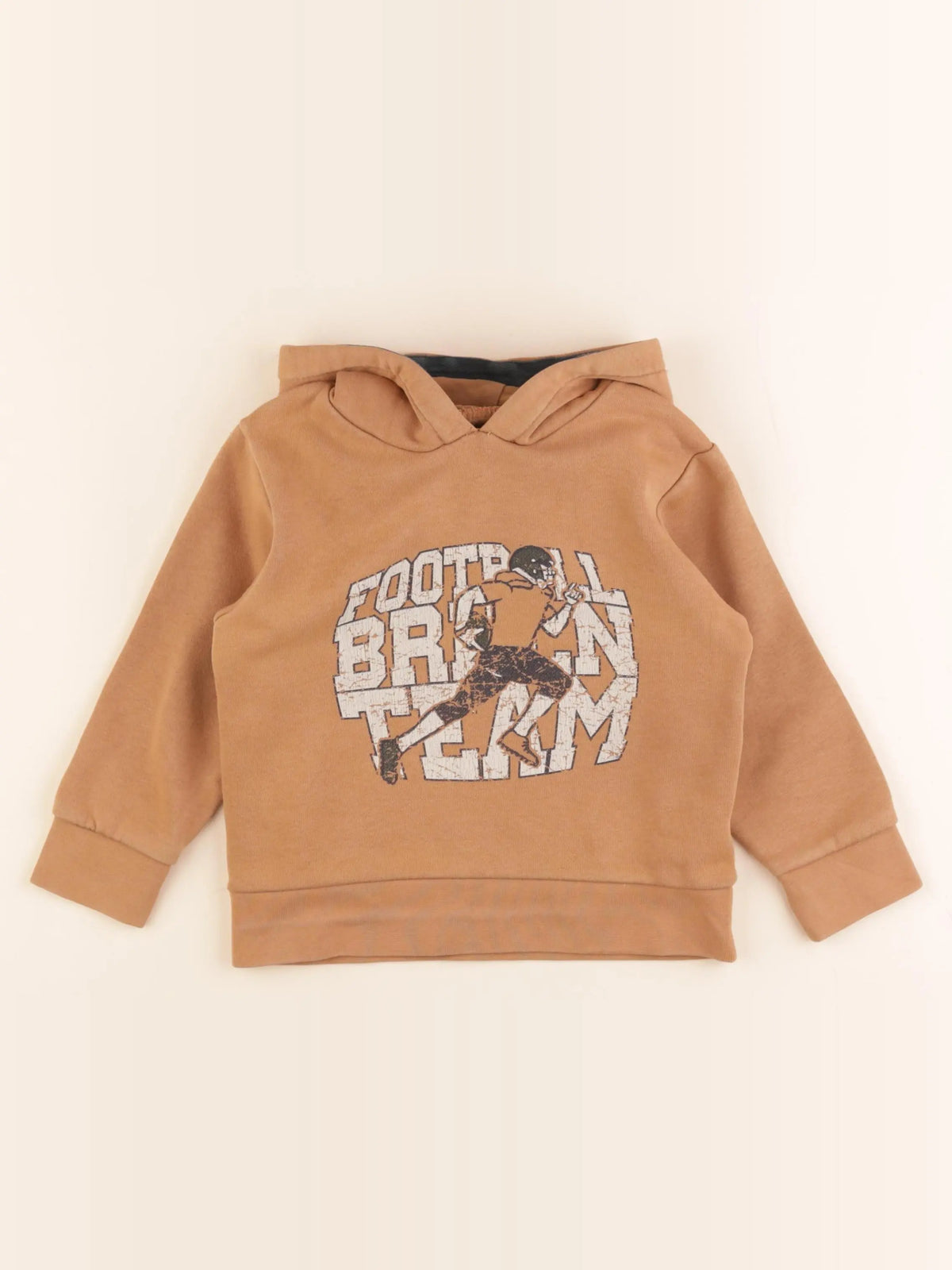 Vertbaudet - sweat marron - 4 ans