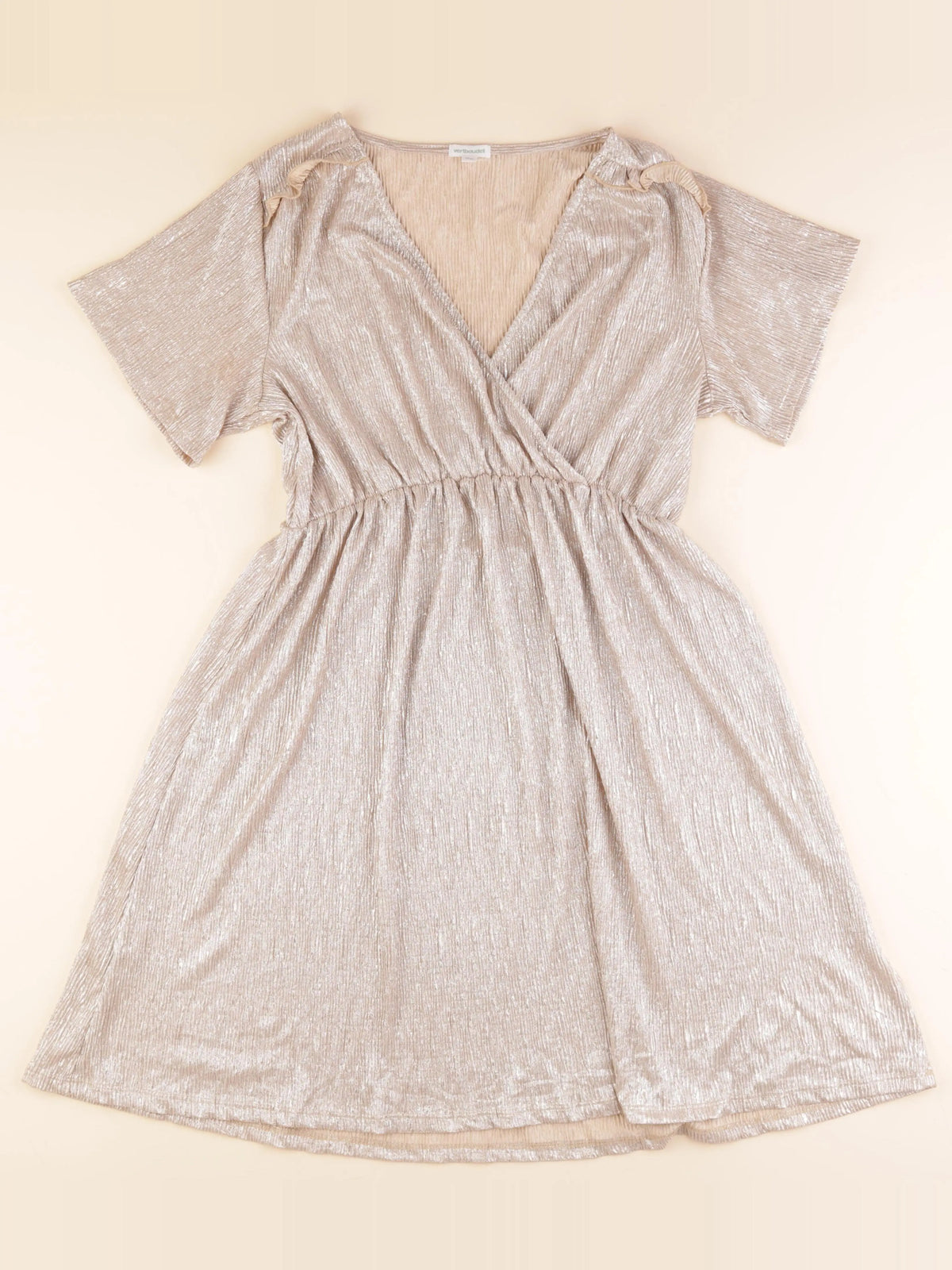 Vertbaudet - robe grossesse or - 38 à 40