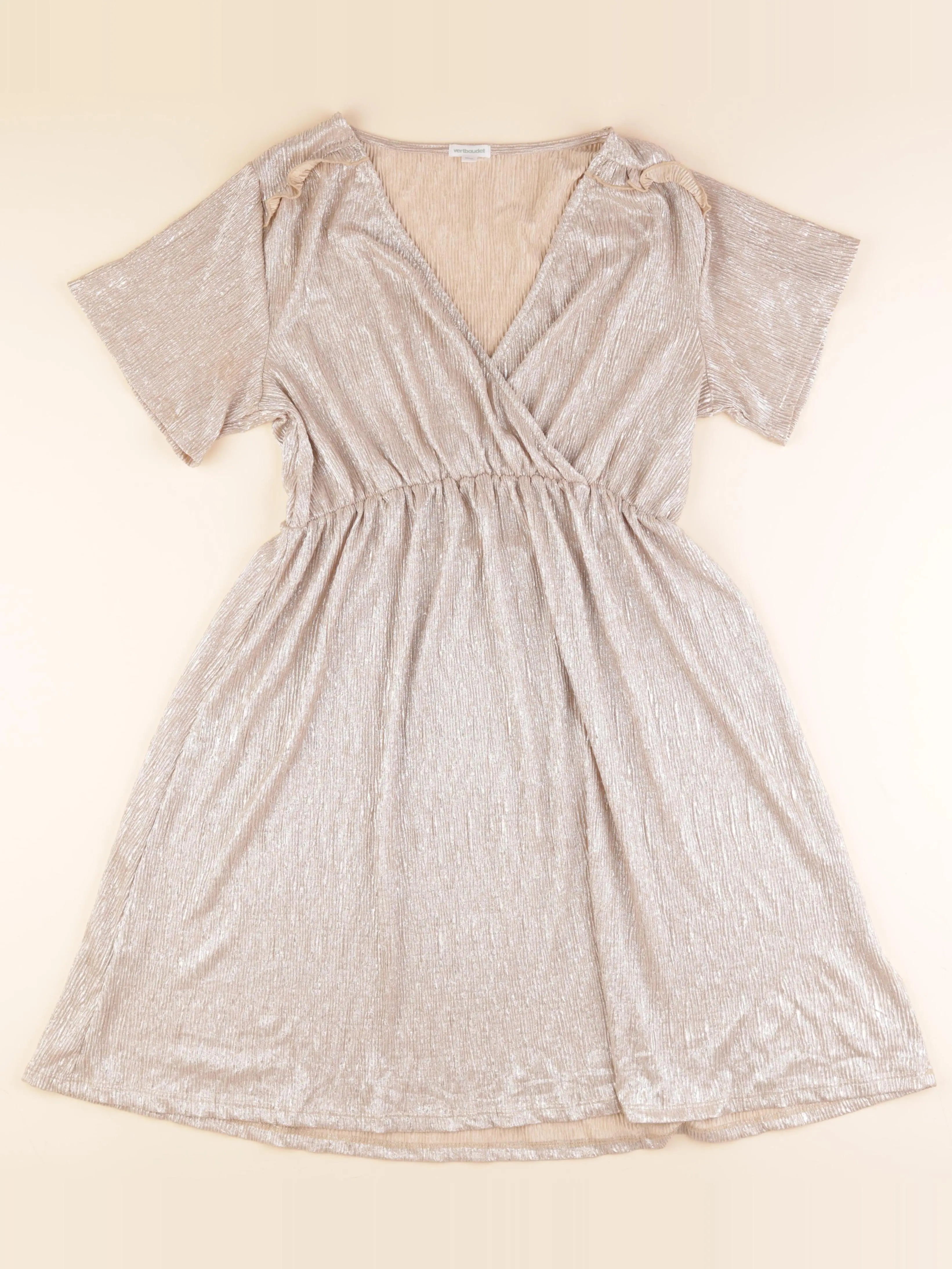 Vertbaudet - robe grossesse or - 38 à 40