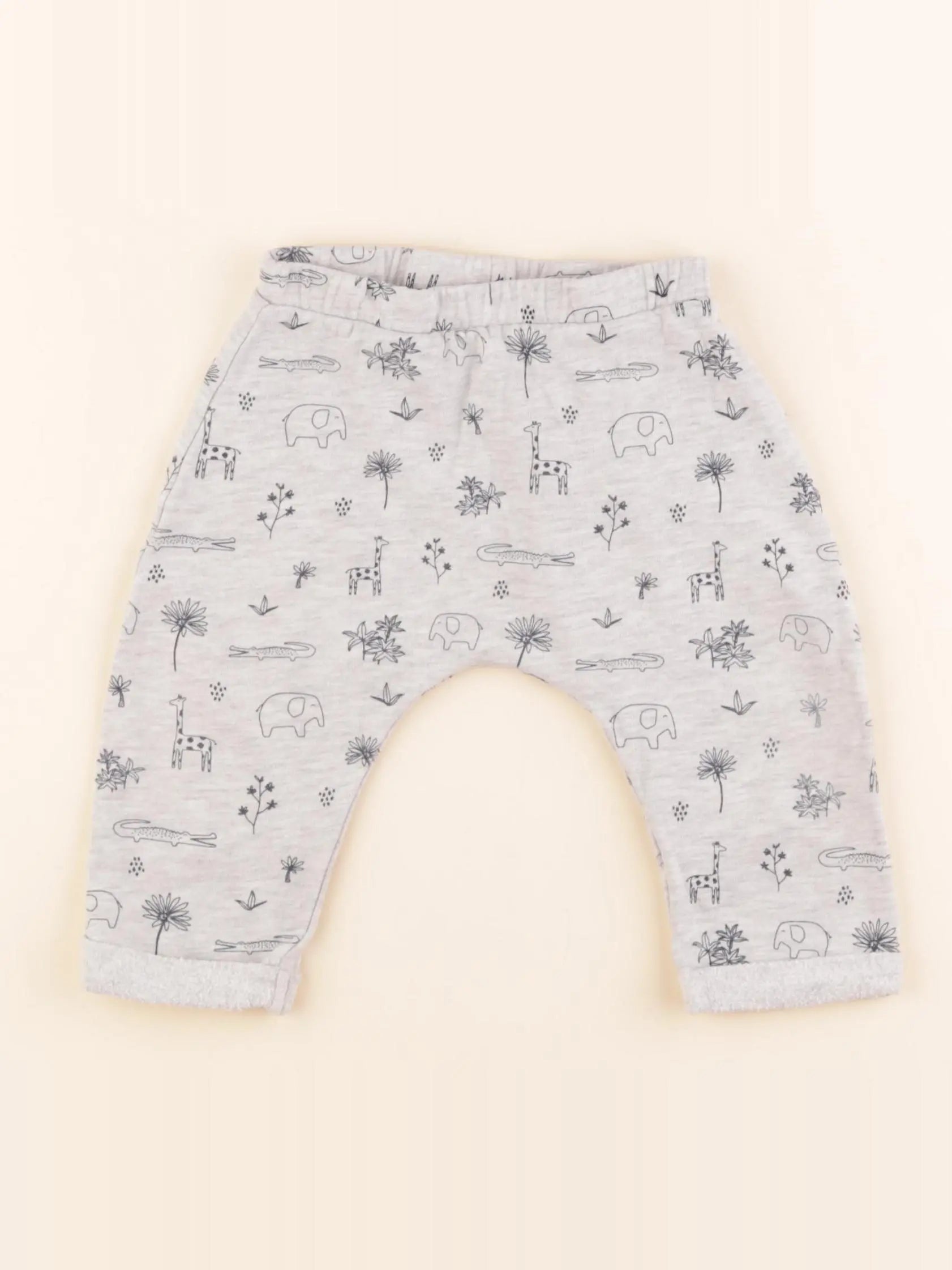 Vertbaudet - sarouel gris - 12 mois