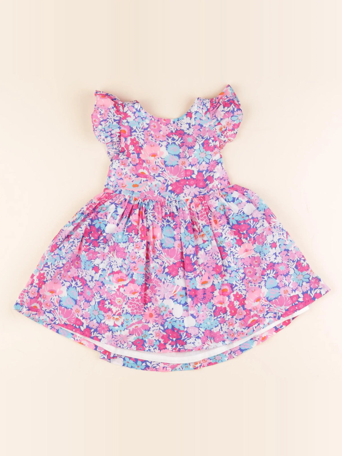 Jacadi - robe liberty multicolore - 24 mois