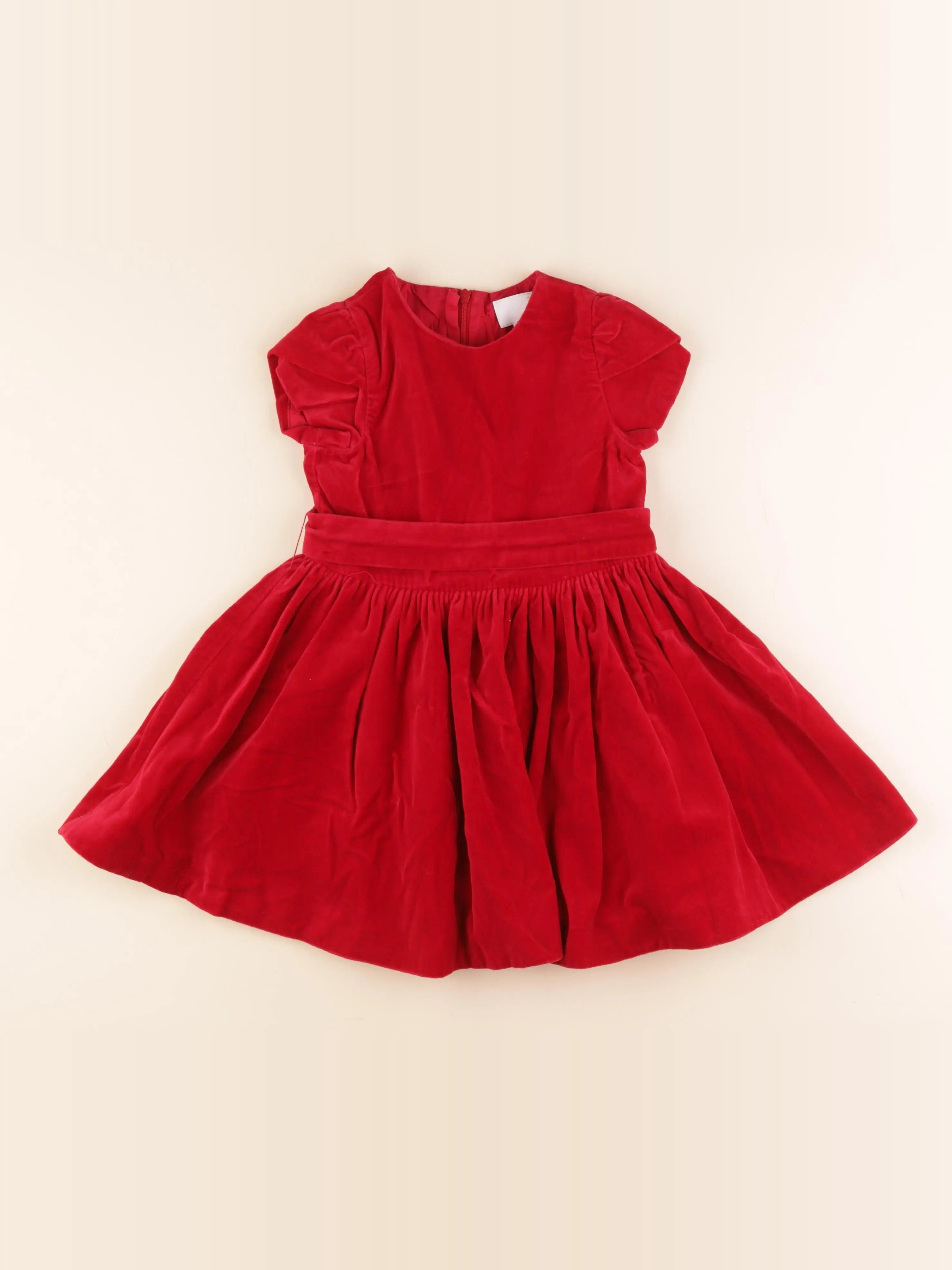 Jacadi - robe rouge - 4 ans