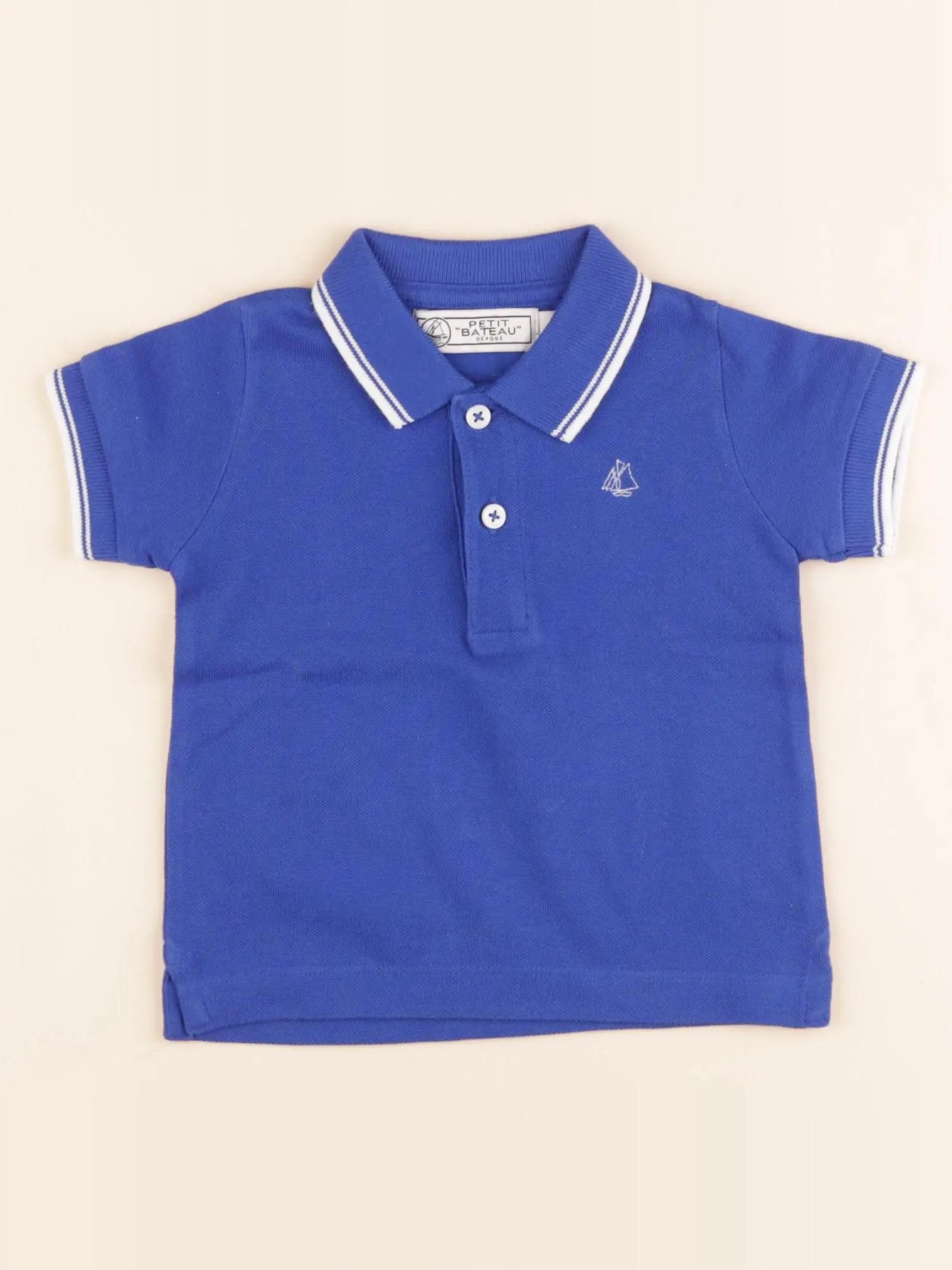 Polo bleu