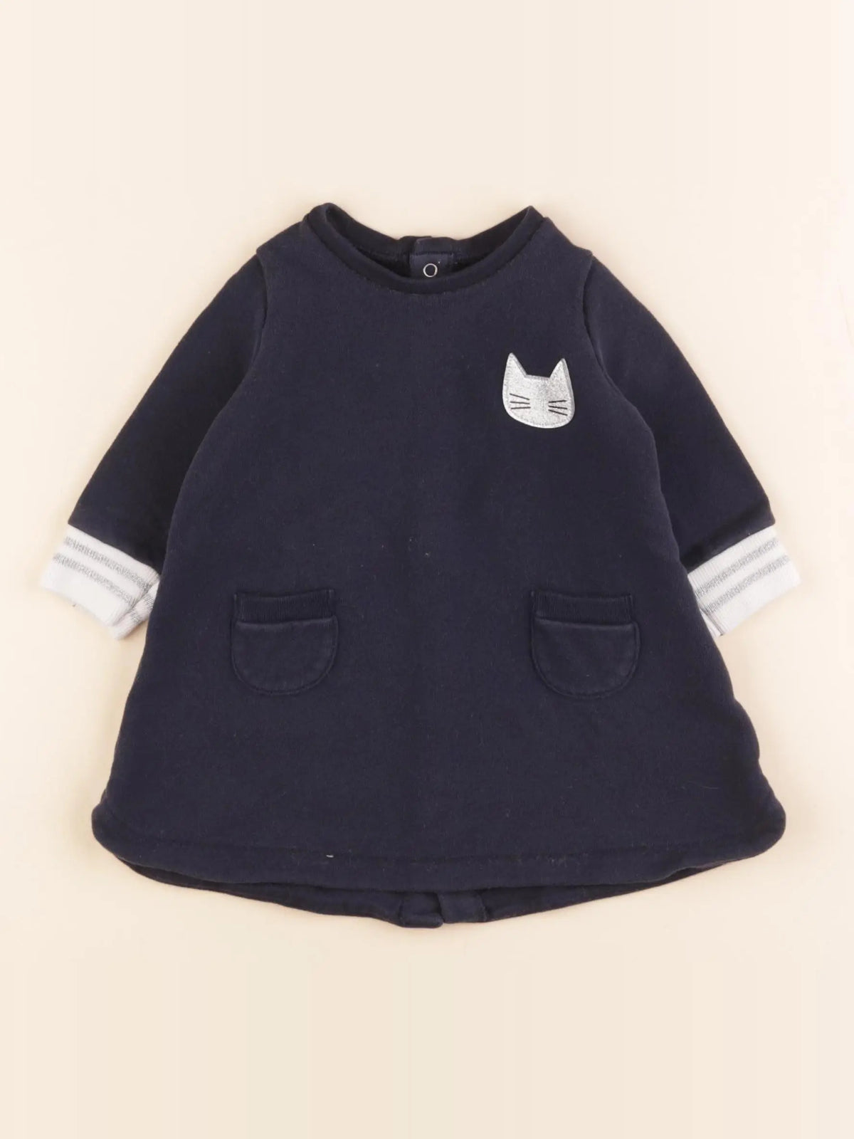 Robe bleu, argent