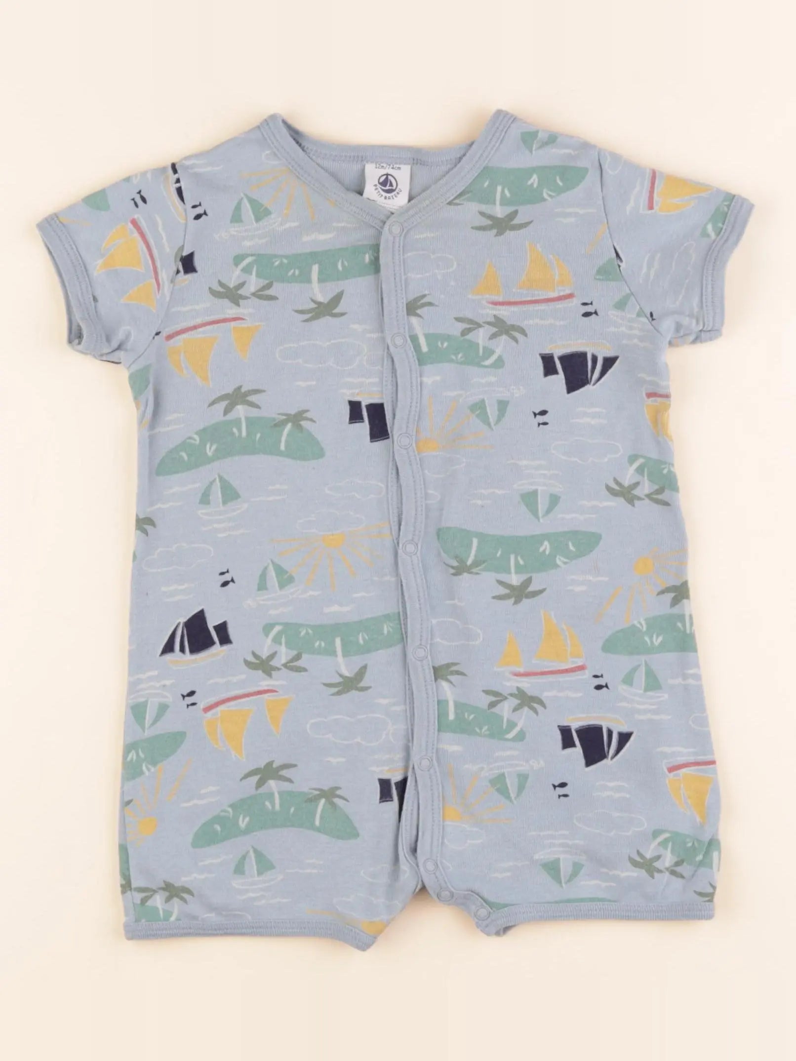 Pyjama coton bleu