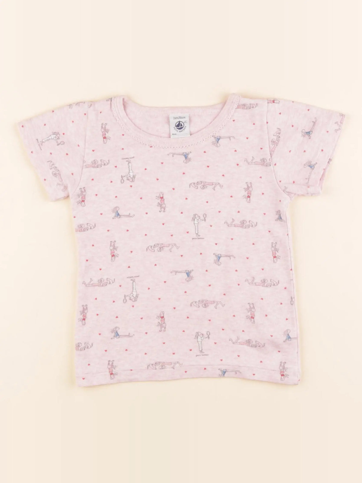 Maillot de corps rose