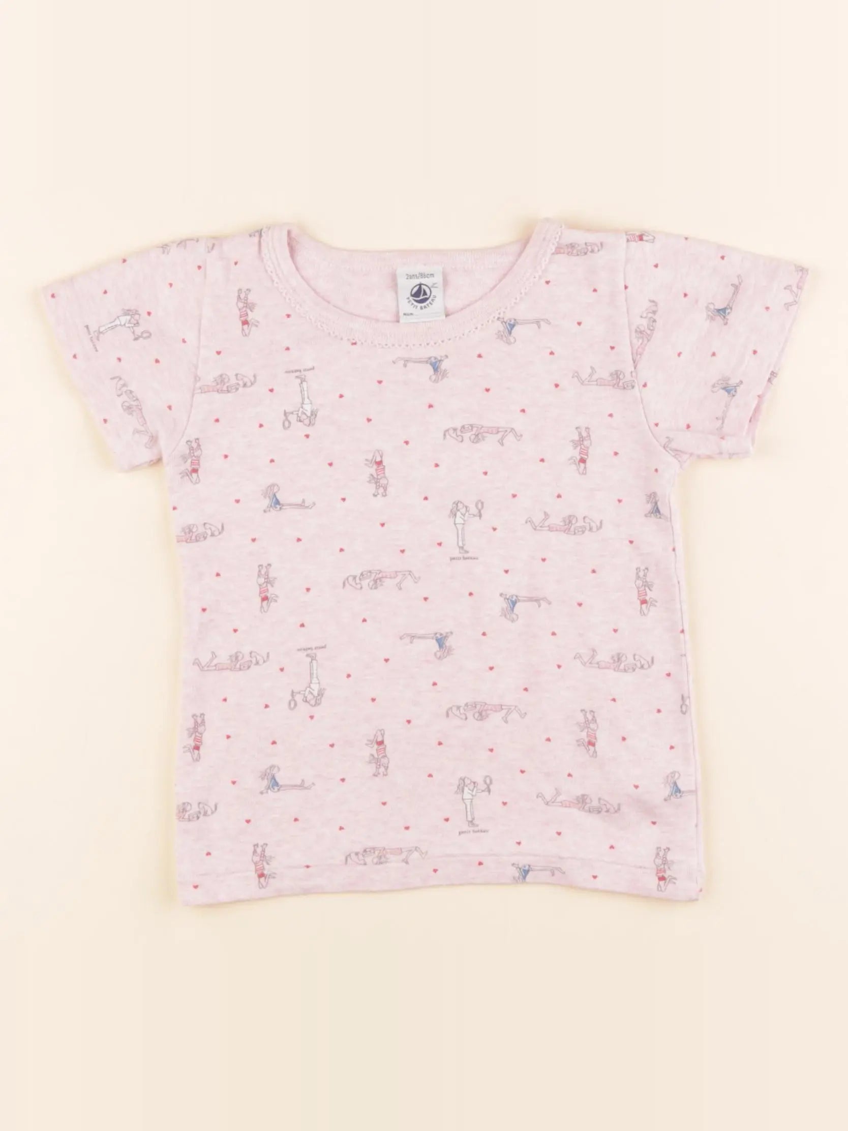 Maillot de corps rose