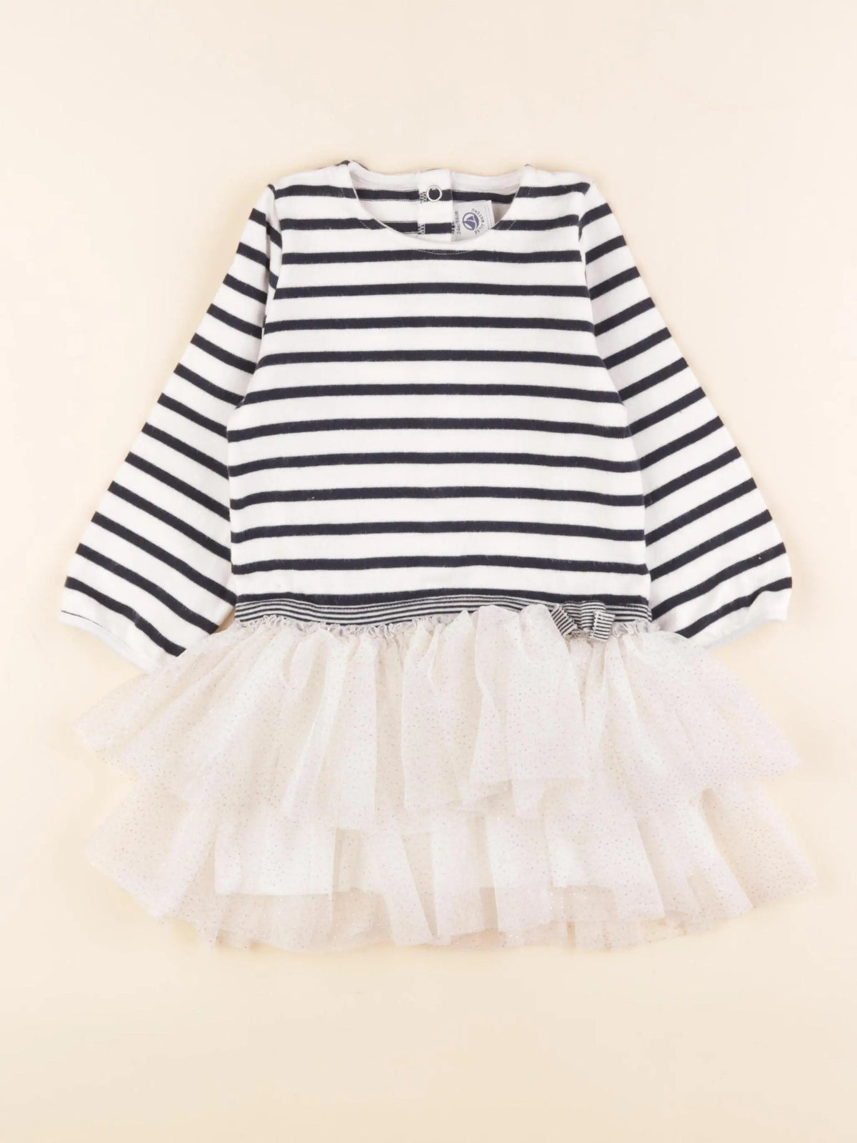 Robe blanc, bleu, or