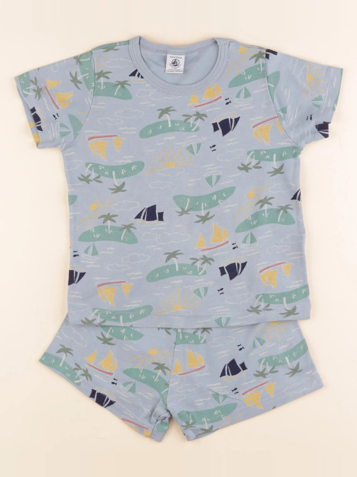 Pyjama coton bleu