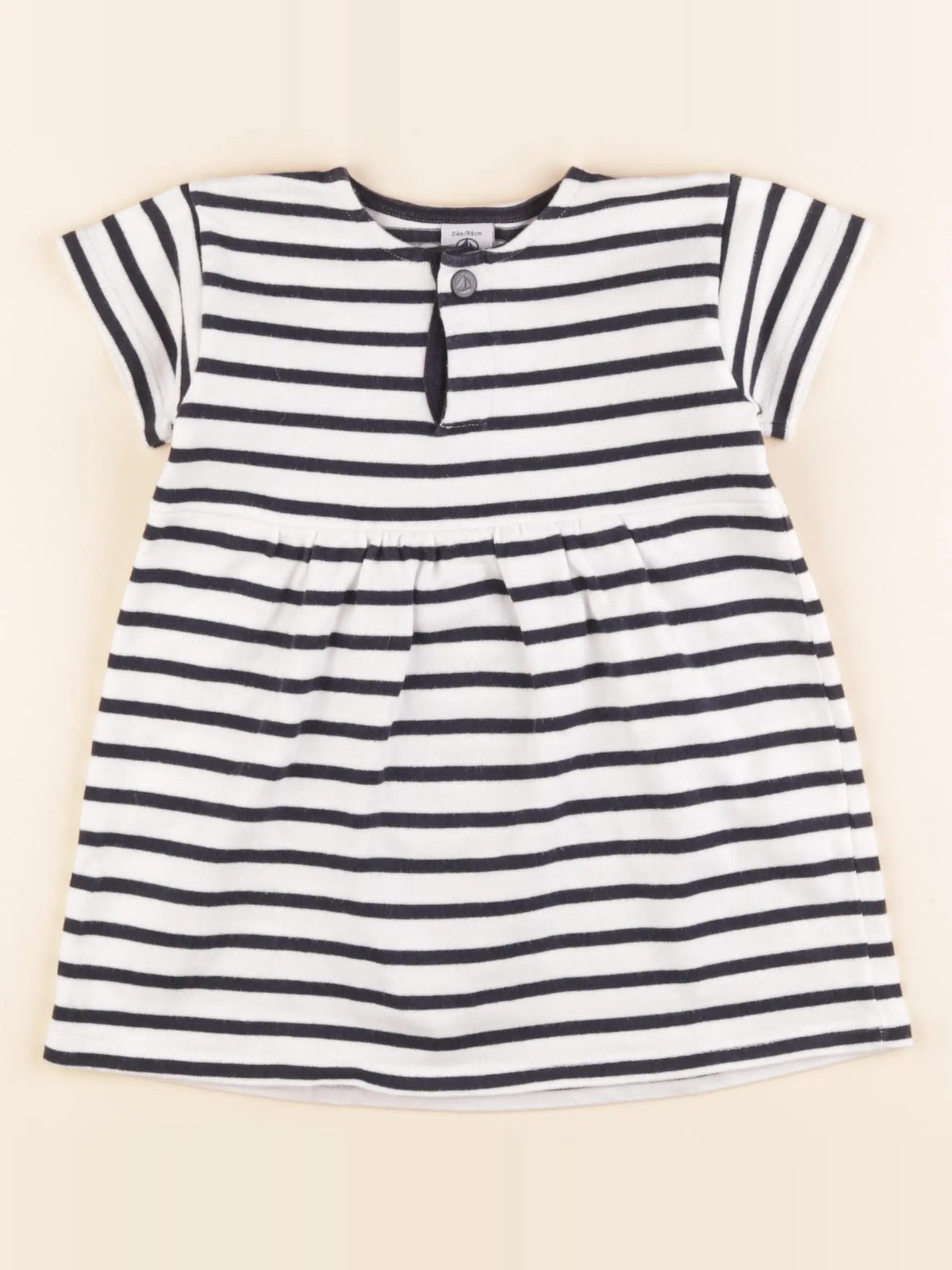 Robe blanc, bleu
