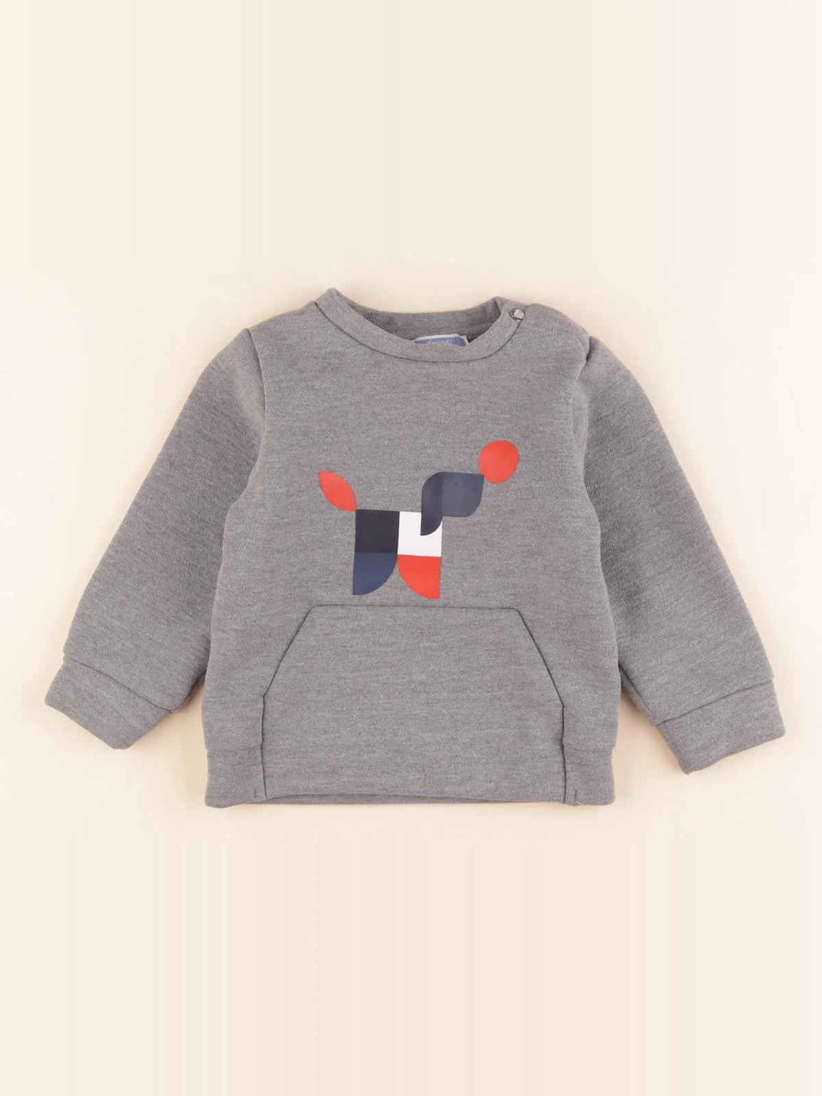 Jacadi - sweat gris - 24 mois