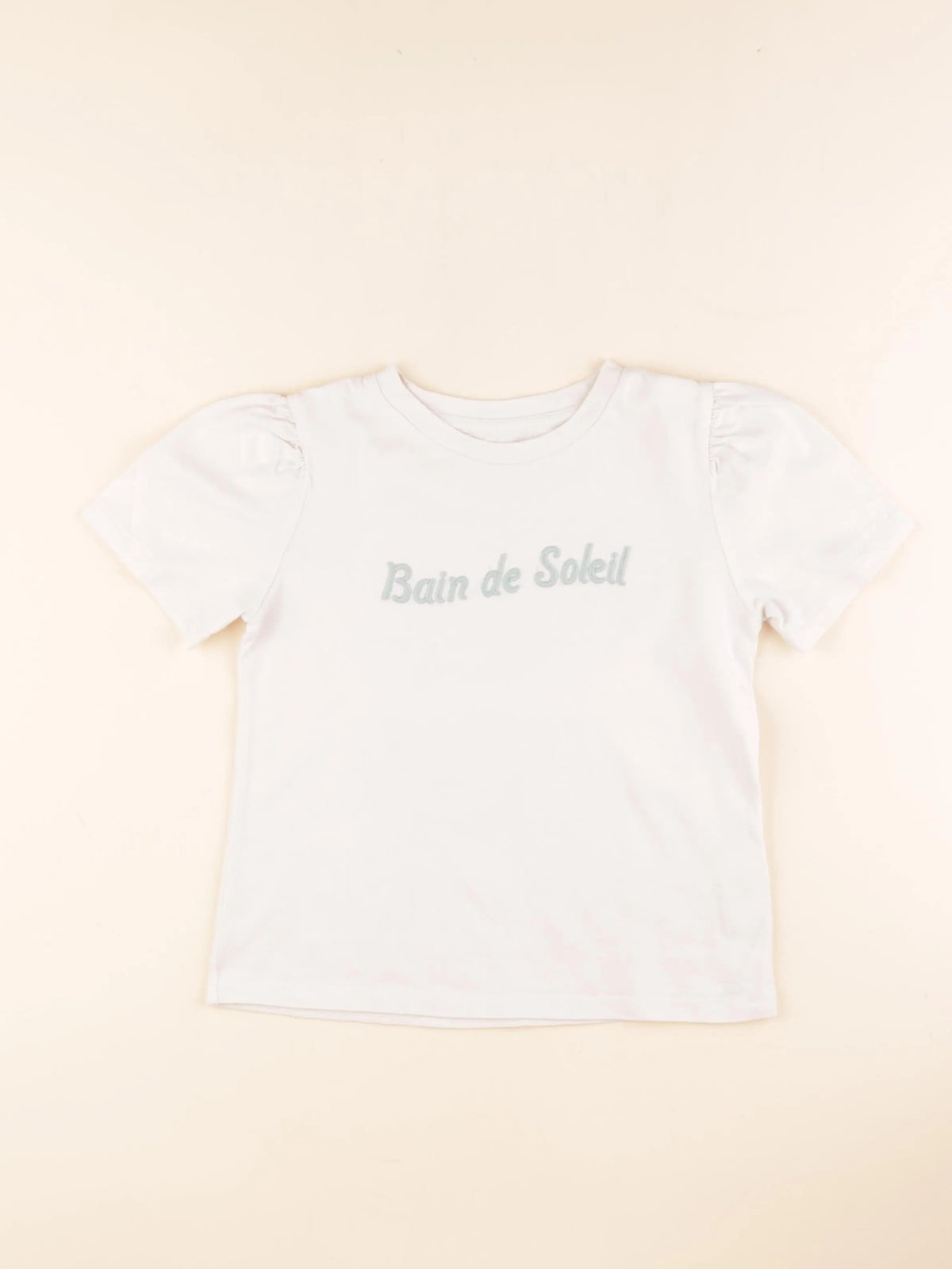 Cyrillus - tee-shirt beige - 8 ans