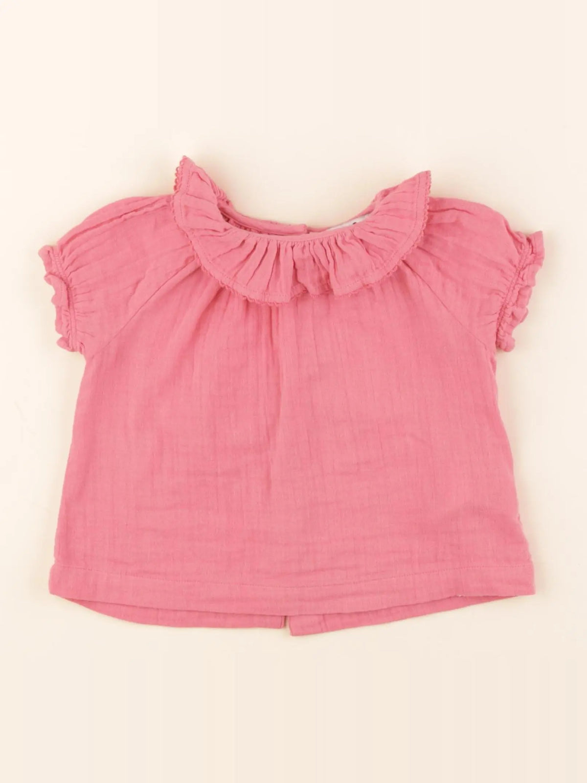 Cyrillus - blouse rose - 9 mois