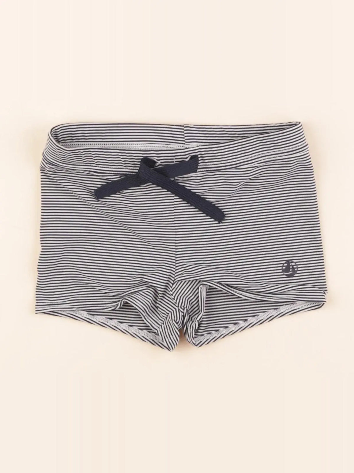 Petit Bateau - maillot de bain bleu, blanc - 6 ans